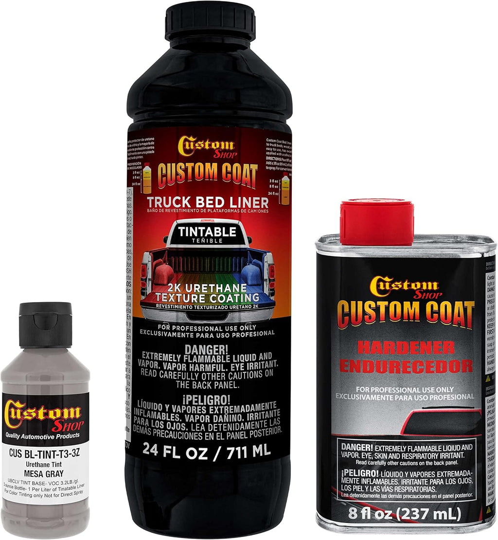Custo Coa Mes Gra Quar Urethan Spray-O Truc Be Line Ki Eas Mixing Jus Shake Shoo Professiona Durabl Texture Protectiv Coating Preven Sto Rus Car Aut Equipment