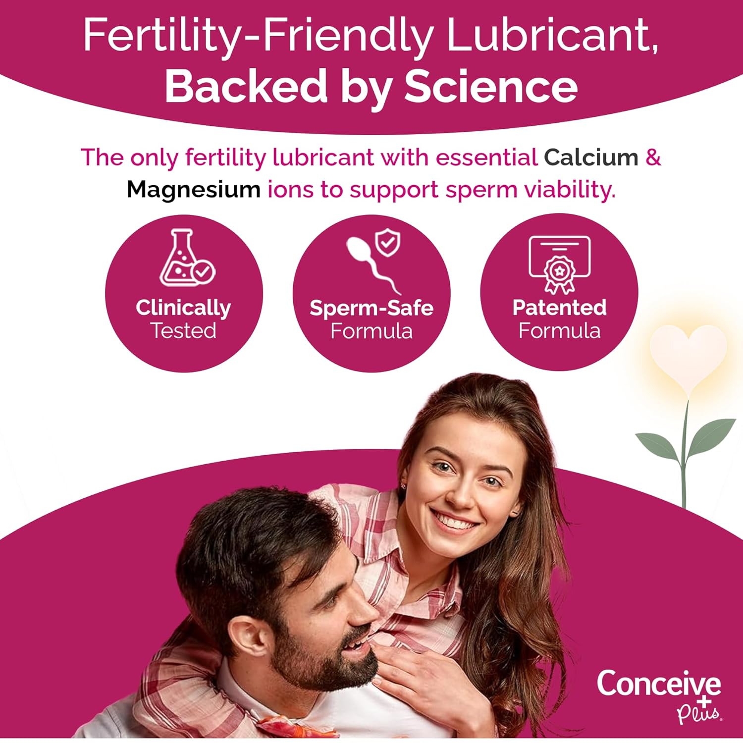 CONCEIV PLU Fertilit Lubrican fo Couple Tryin t Conceiv Naturall Water-Base Lub an Lub Suppor fo Intimac Wate Base Lubrificatio fo Wome p Balanc  Pre-Fille Applicators