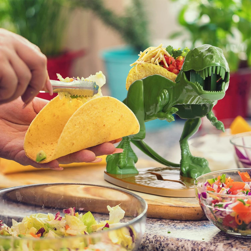 Funware Origina Tacosauru Dinosau Tac Holder Fu an Practica Whit Elephan Gift Hol Tacos