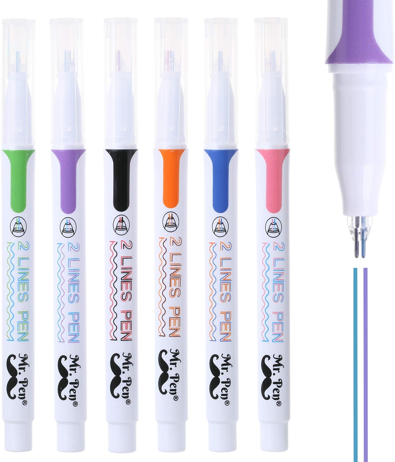 Doubl Lin Pen Pack Assorte Colors Bibl Journalin Pens Outlin Pen 3- Tw Lin Tw Lin Pens Line Pen fo Drawing