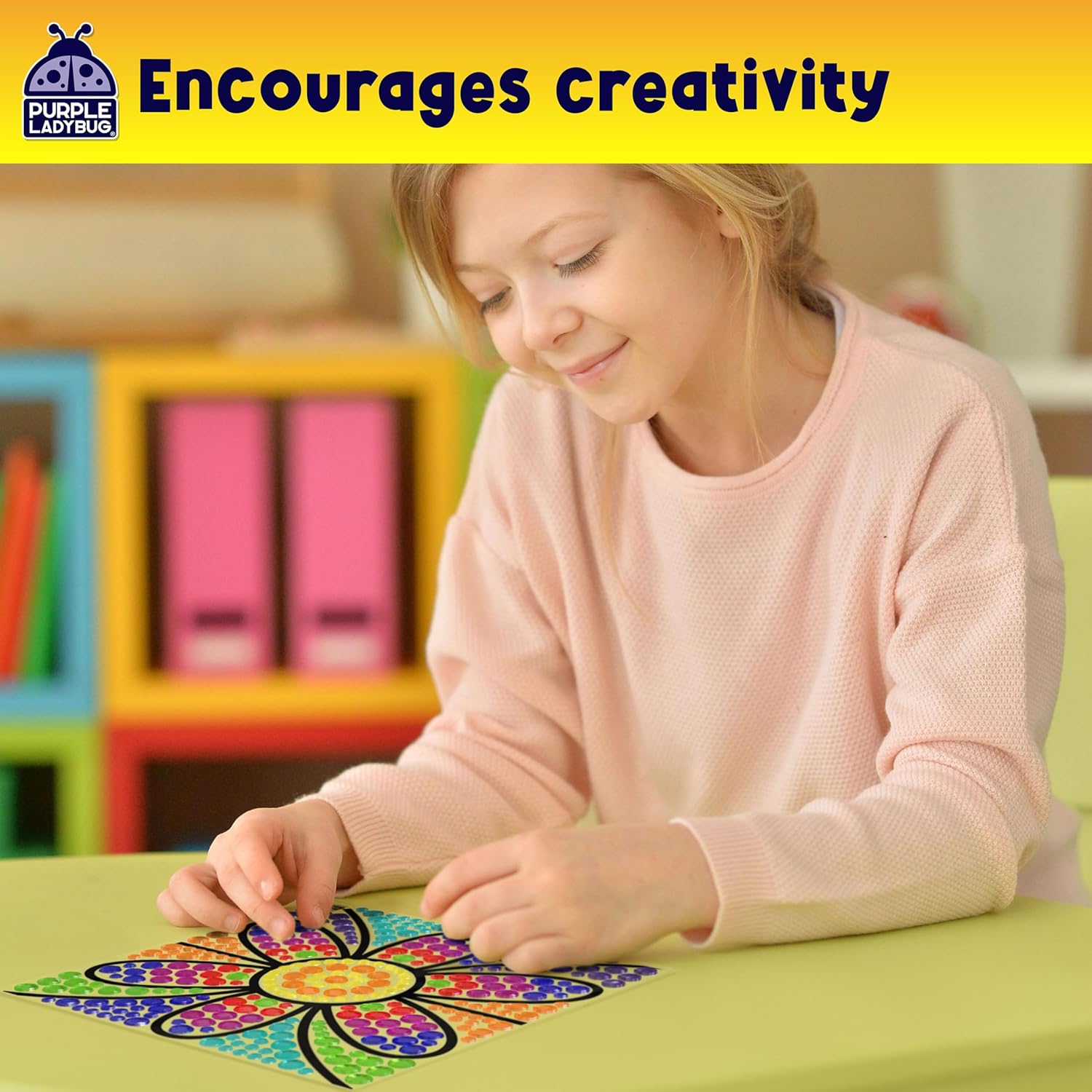 SUNGEMMERS DIY Gem-Sticker Window Diamond Art Suncatcher Kits - Stocking Stuffers for Kids 8-12, Birthday Gifts for 6 7 8 9 10 11 12 Year Old Girls Boys, Fun Arts Crafts for Kids Ages 8-12 6-8