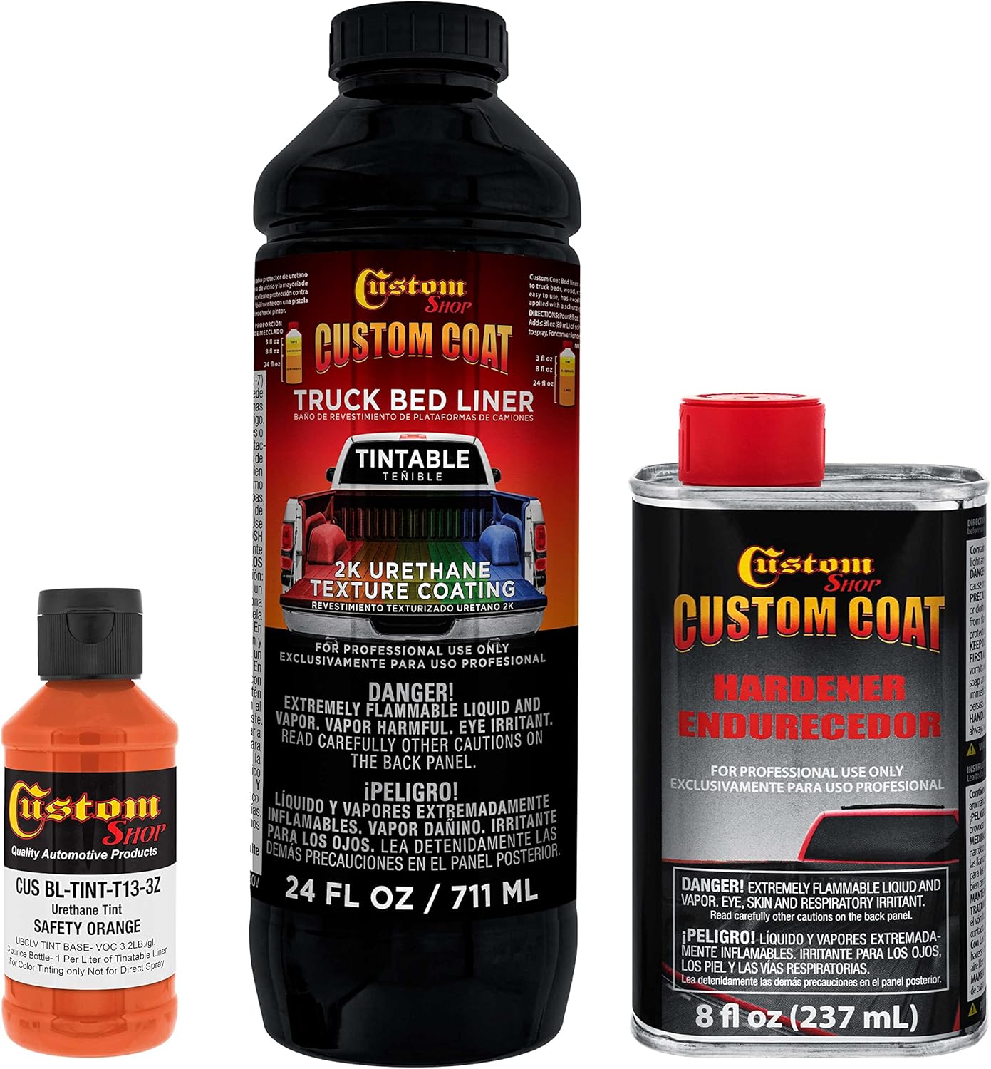 Custo Coa Safet Orang Quar Urethan Spray-O Truc Be Line Ki Eas Mixing Jus Shake Shoo Professiona Durabl Texture Protectiv Coating Preven Sto Rus Car Aut Equipment