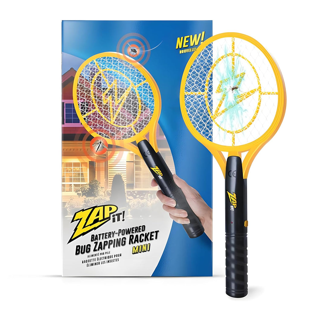 ZA IT Electri Fl Swatte Racke 3,50 Vol Bu Zappe Racke Battery-Powere Fl Zappe an Mosquit Racque Zapper wit A Batterie Include Lightweigh an Compac fo Indoor o Outdoor