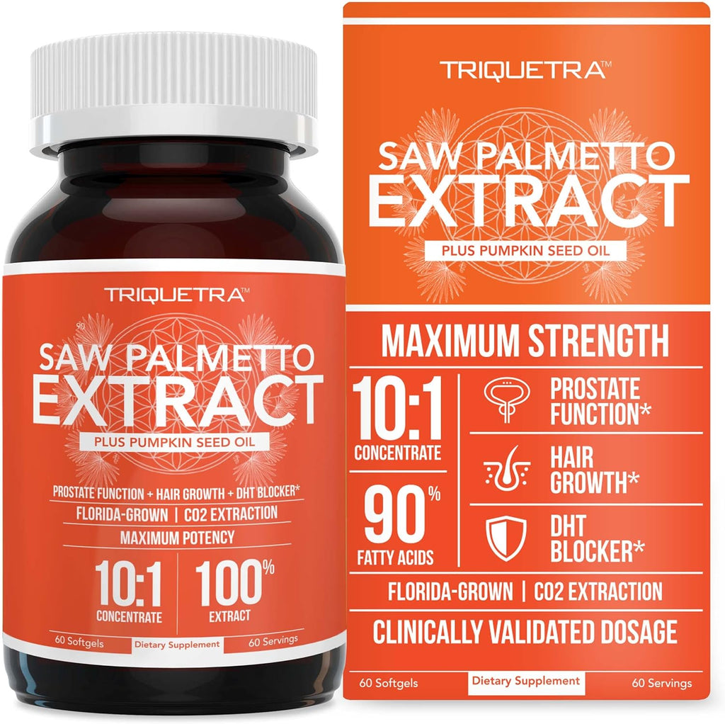 Sa Palmett Extrac 10 Potency Pharmaceutica Grad Strengt Plu Pumpki See Oi Support Prostat Health Relieve Urinatio Issues Support Hai Growth DH Blocke 6 Softgels