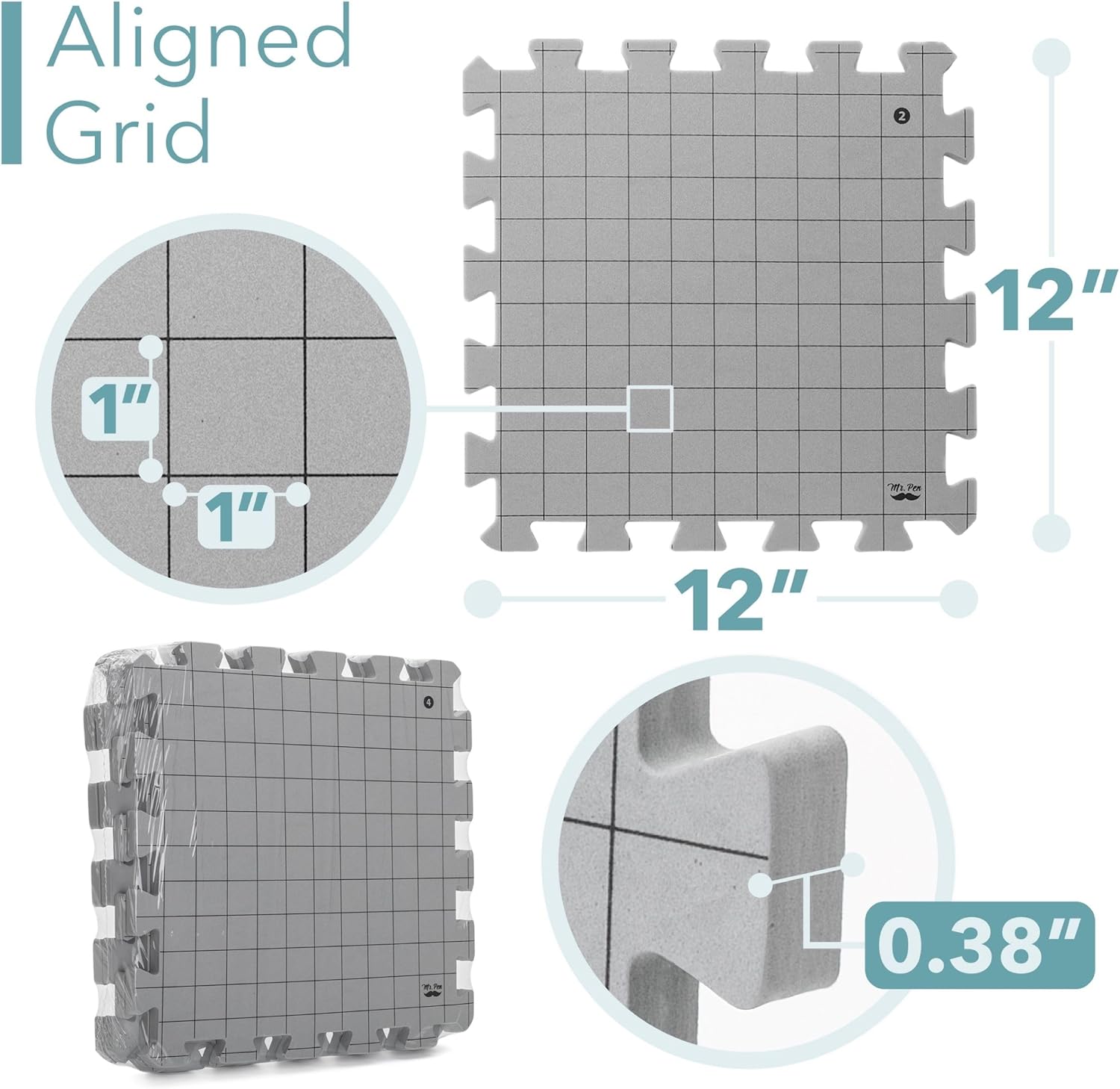 Interlockin Blockin Mats 12¡±x12¡± Pack Blockin Mat fo Knittin Croche Project wit 5 T-Pins Knittin Blockin Mat an Pins Croche Blockin Boar fo Crocheting