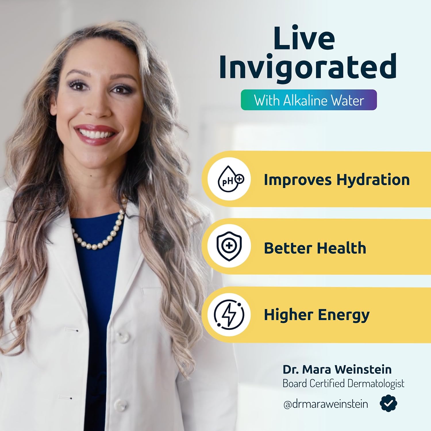 Invigorate Wate p Restor Glas Alkalin Wate Pitche Lon Lastin Wate Filte Pitche wit Multi-Stag Filtratio Syste Glas Wate Ju fo Hig pH Pur Drinkin Wate 3.  11 Oz