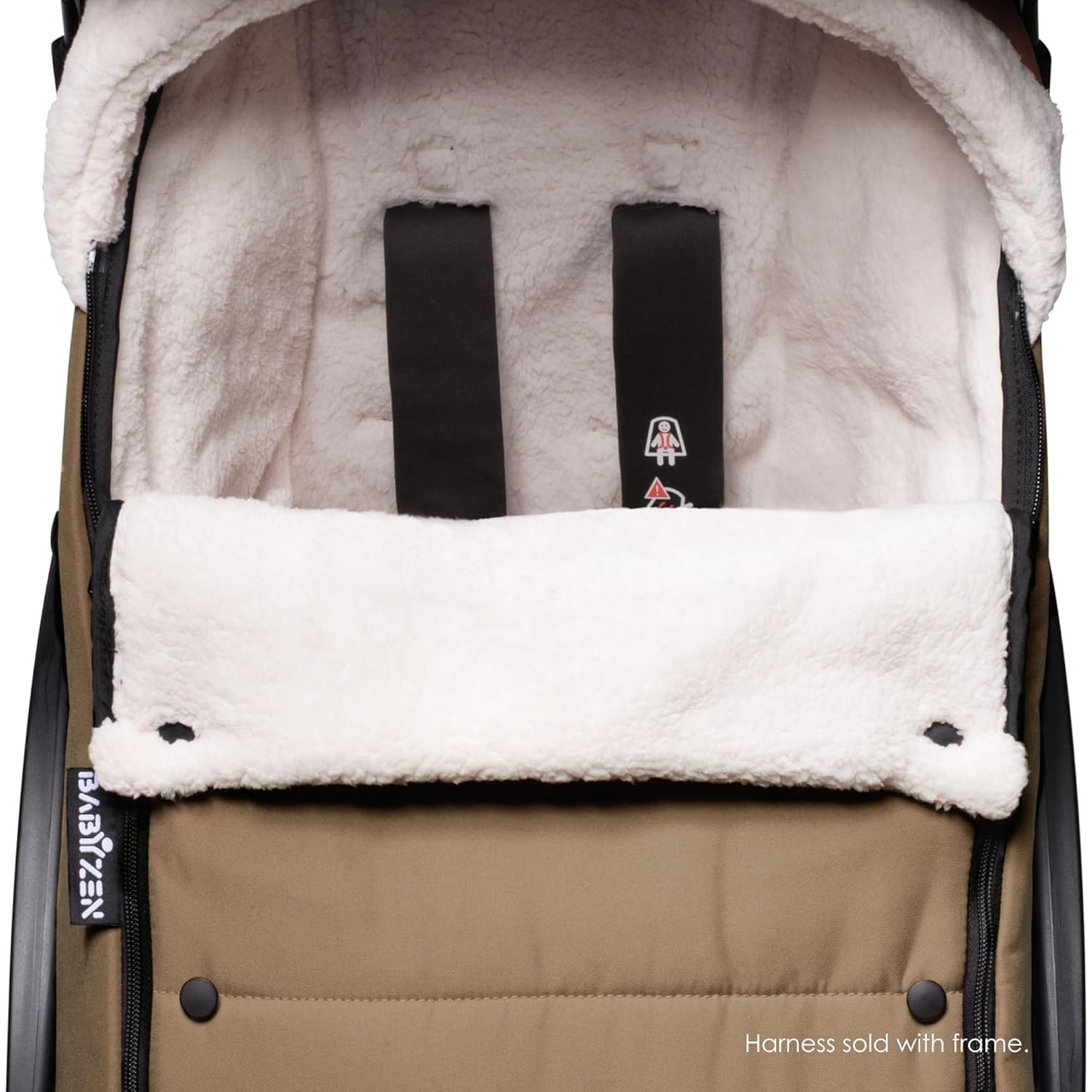 YOY Footmuff Toffe Sherp Linin Fleec Hoo wit Drawstrin t Kee Bab War Include Carryin Ba Machin Washable