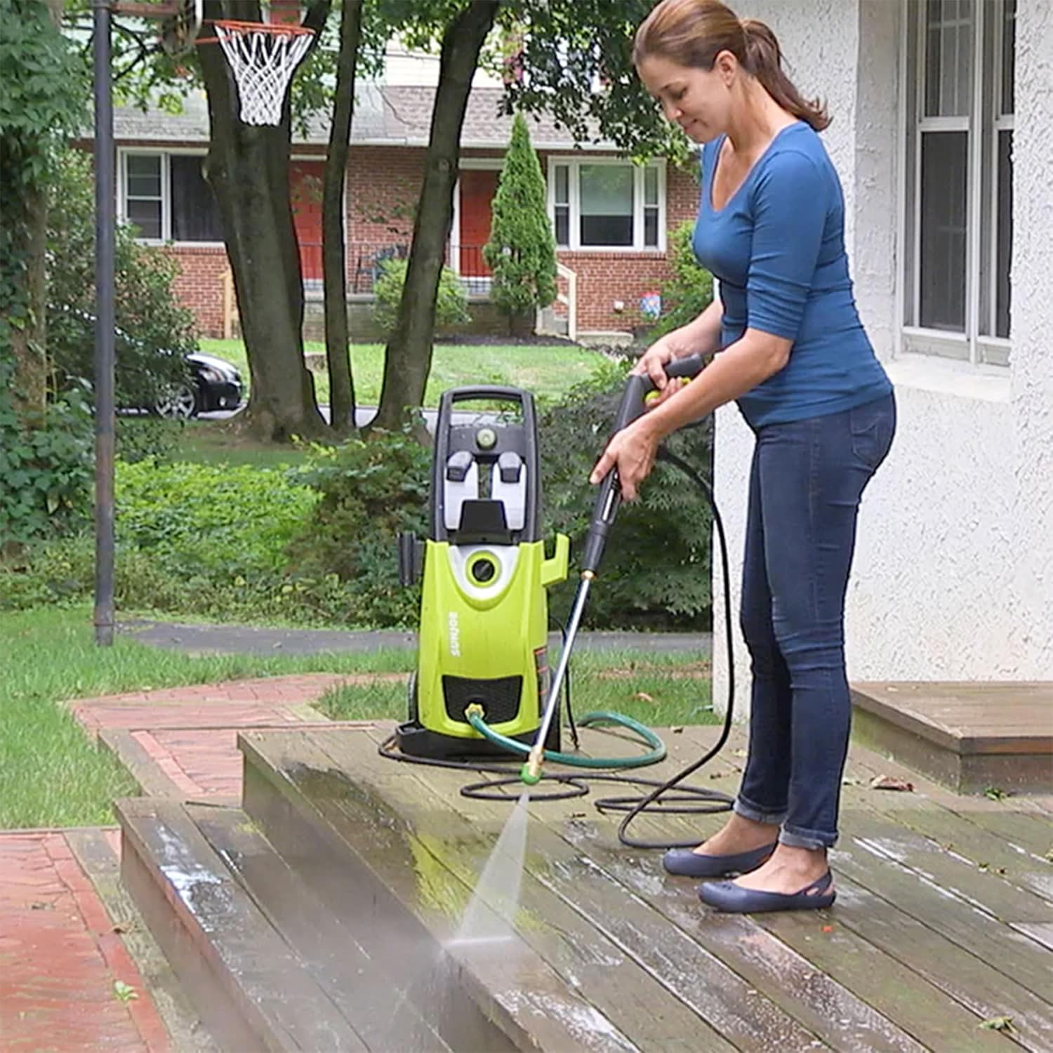 Sun Joe House and Deck All-Purpose Pressure Washer, Concentrated Cleaner Detergent, Citrus Scent, 1 Gallon - Cleaning Solution for Home, Garage, Patio, Driveway, and Outdoor Surfaces, SPX-HDC1G