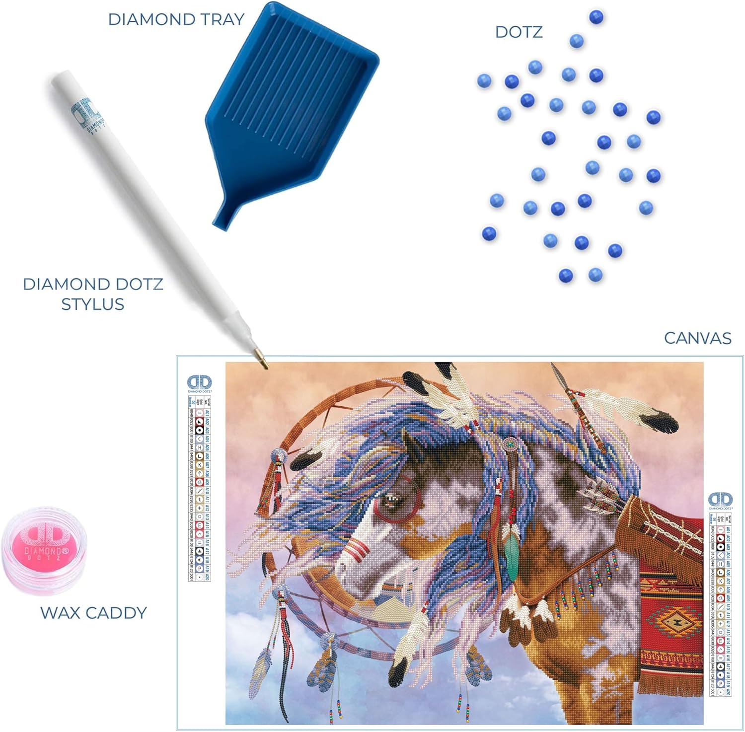 DIAMON DOT Drea Weave Diamon Paintin Kit fo Adult Diamon Ar Kit Relaxin Creativ Craf Ki wit Dot Gem 22.4x29.5