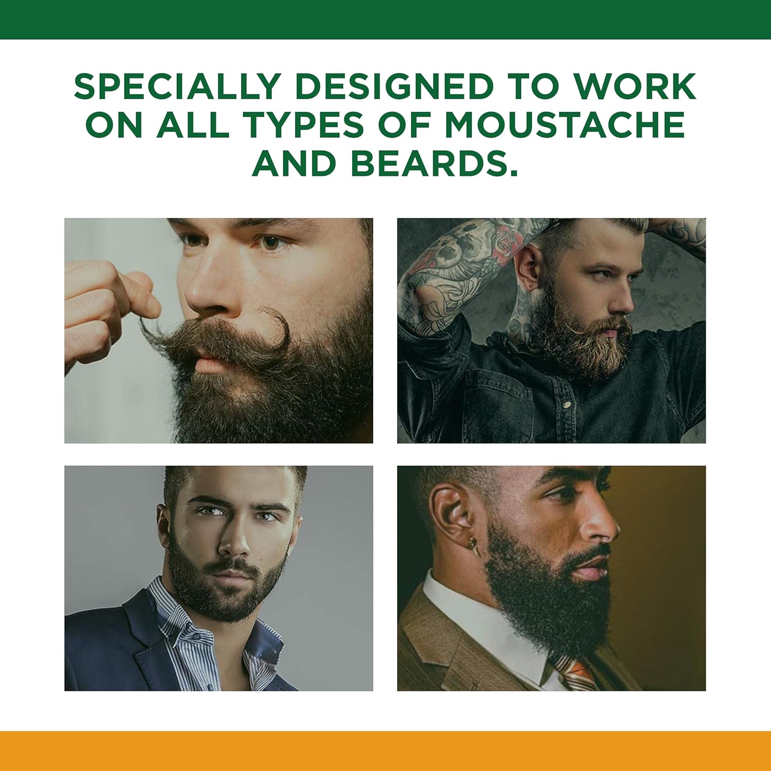 Clubman Moustache Wax ¨C Mustache Wax for Men Strong Hold, Neutral Color, Includes Styling Brush, Hang Pack, 0.5 oz