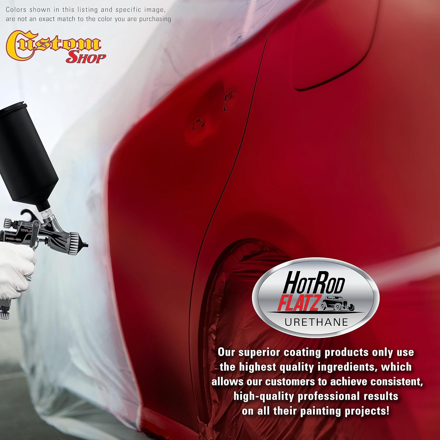 Custo Sho Victor Re Ho Ro Flat Fla Matt Sati Urethan Aut Pain Complet Gallo Pain Ki Professiona Lo Shee Automotive Ca Truc Coating 4: Mi Ratio
