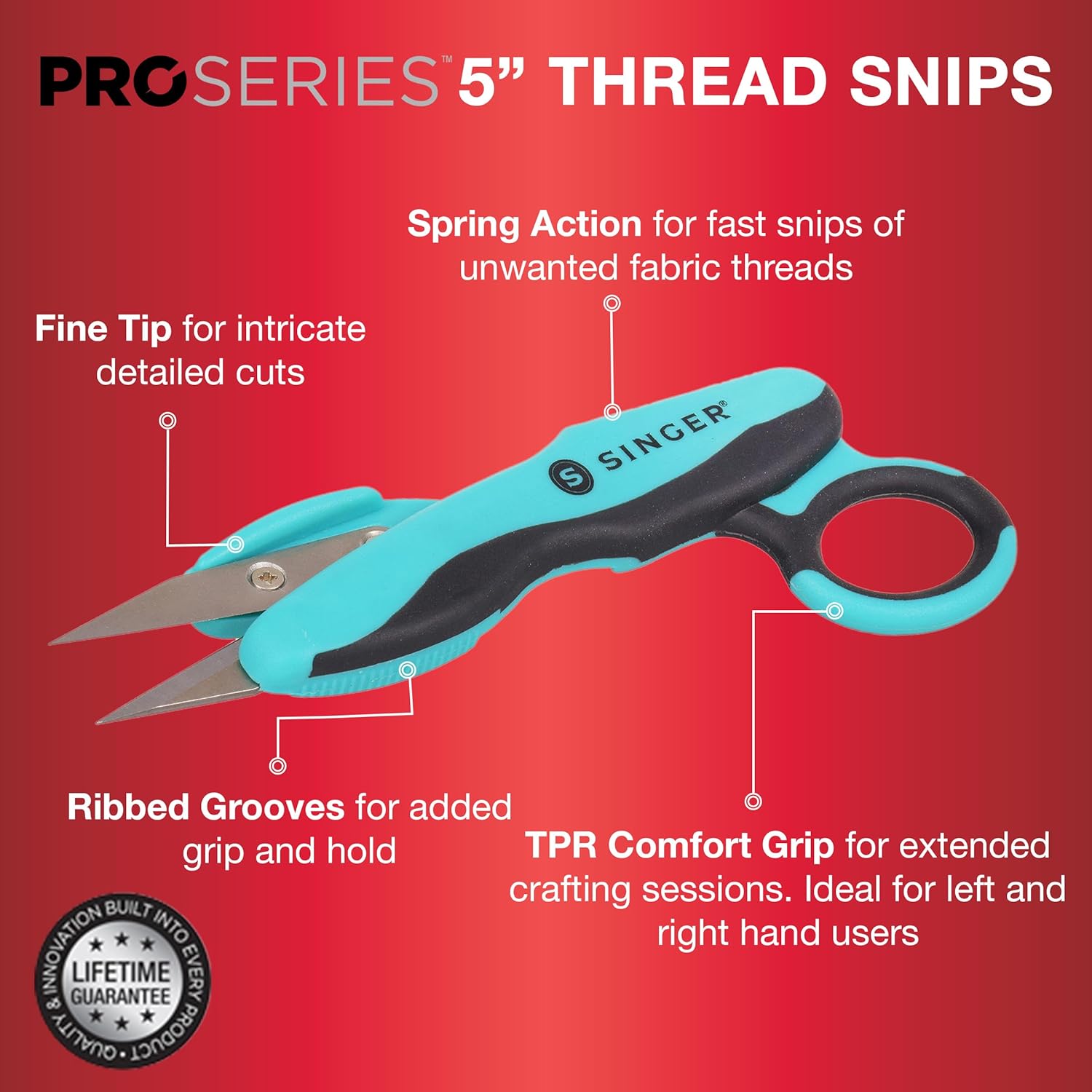SINGE 0056 ProSerie Threa Snips 5-Inch 5inch