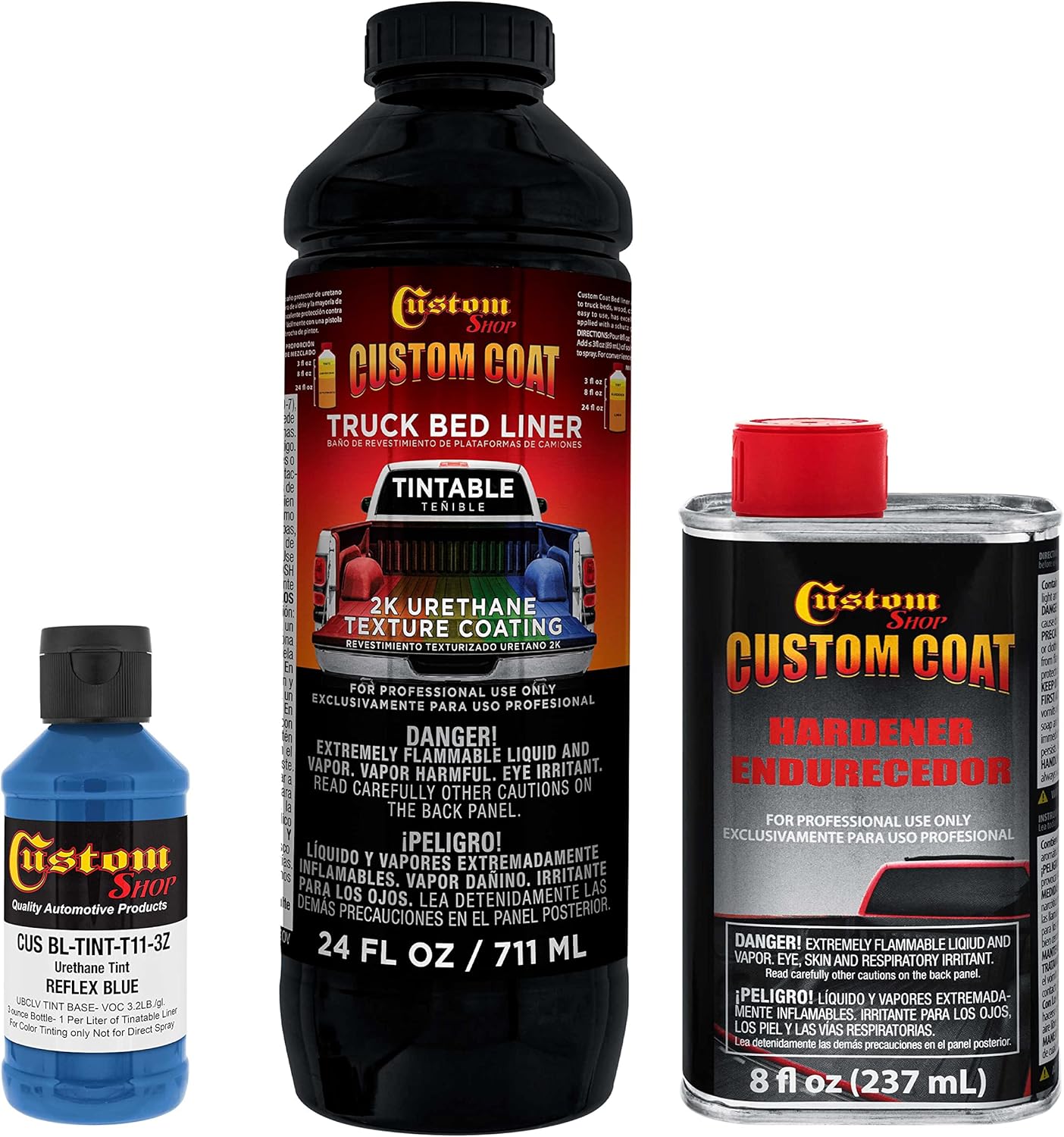 Custo Coa Refle Blu Quar Urethan Spray-O Truc Be Line Ki Eas Mixing Jus Shake Shoo Professiona Durabl Texture Protectiv Coating Preven Sto Rus Car Aut Equipment