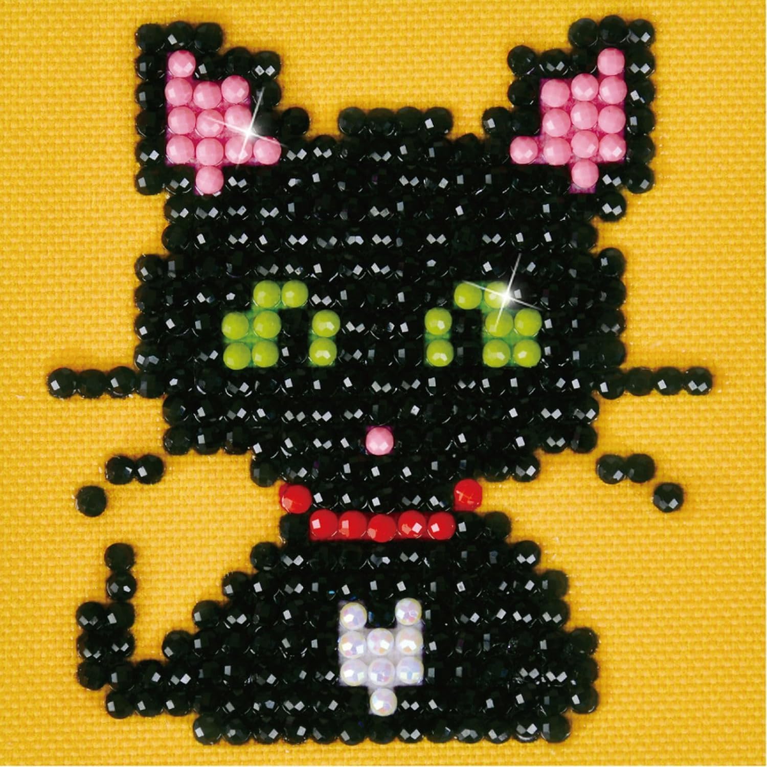 DIAMON DOT Gree Ey Sparkl Ca Diamon Paintin Kit fo Adult Diamon Ar Kit Relaxin Creativ Craf Ki wit Dot Gem 3inchx3inch
