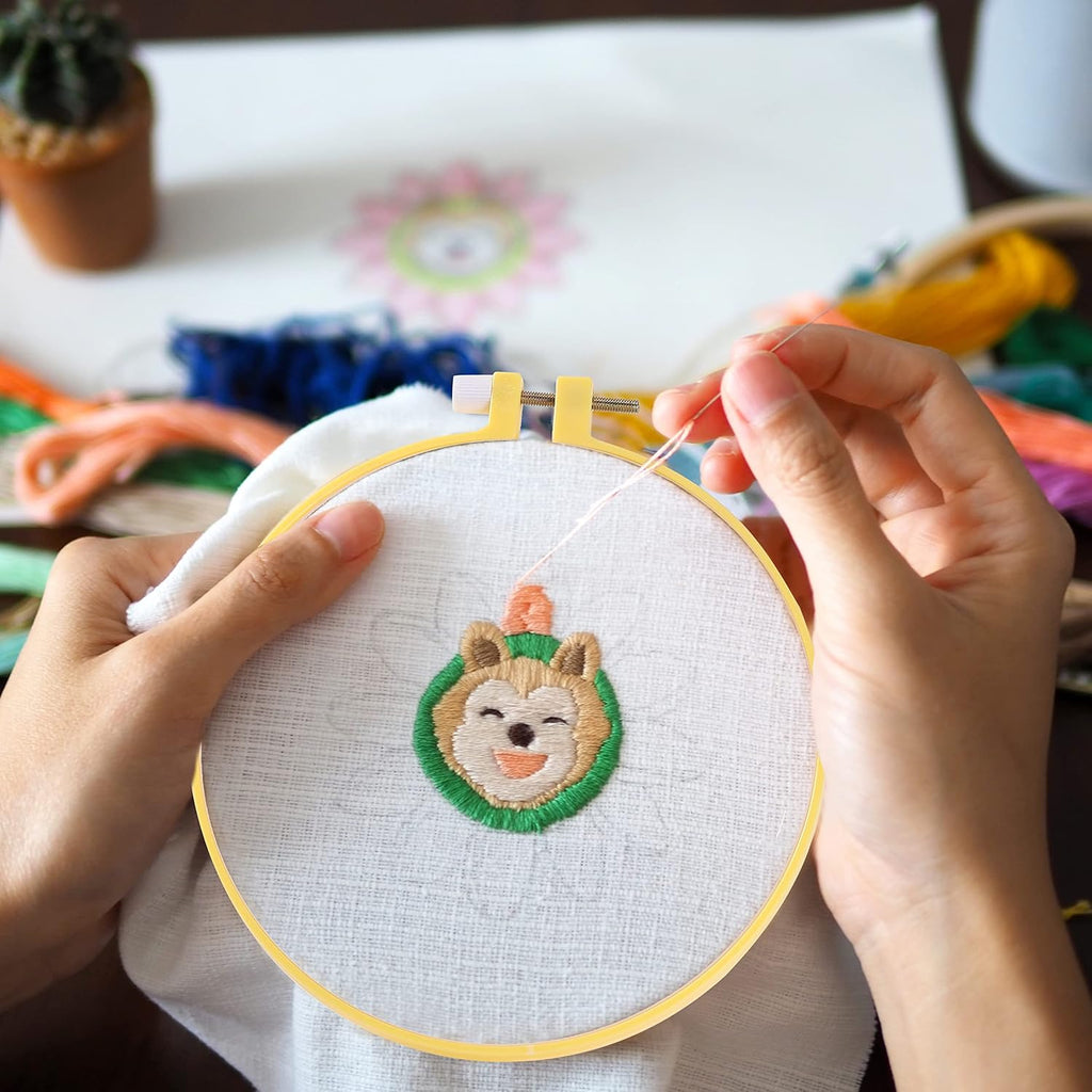 Embroider Hoop Set pcs 3. inc t 10. inch Assorte Colors Plasti Embroider Hoop Cros Stitc Hoops Embroider Rings Cros Stitc Plastic Sewin Ring Hoops.