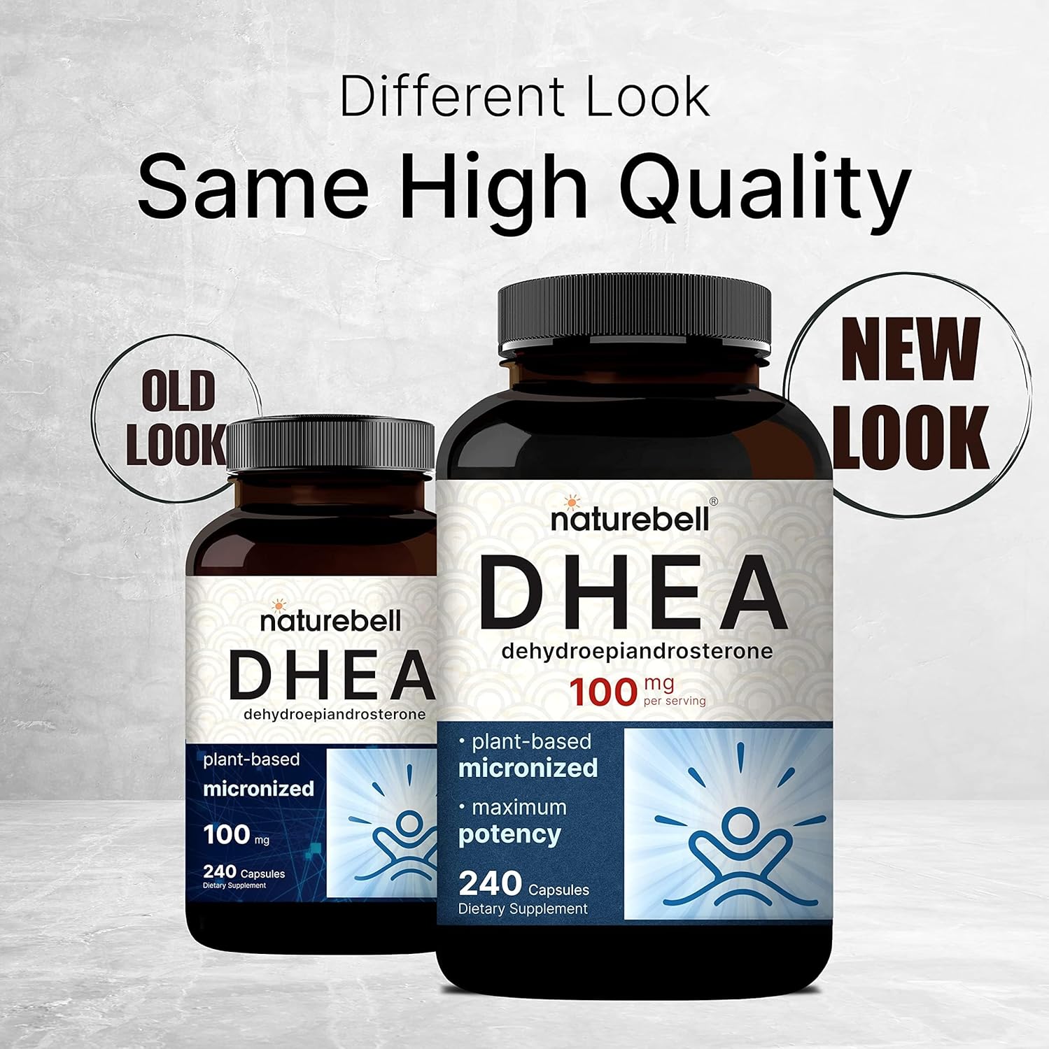 NatureBel DHE 100mg 24 Capsule Ma Strength Micronize Grad fo Bette Absorptio Support Energ Level Metabolism an Health Agin fo Me an Wome Non-GMO Mad i U.S.A