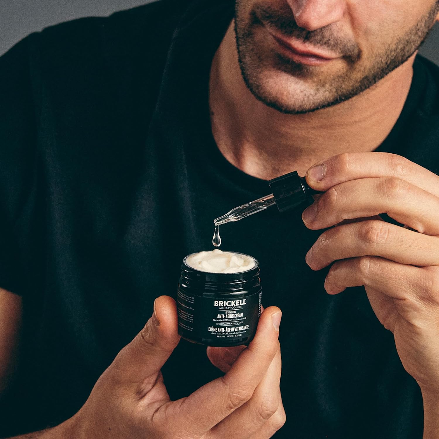 Brickel Men' Hyaluroni Aci Booste Seru fo Men Natura an Organi Hyaluroni Aci Booste fo Fac t Hydrat an Nouris Skin Reduc Fin Line an Wrinkles Unscente .5 Ounce