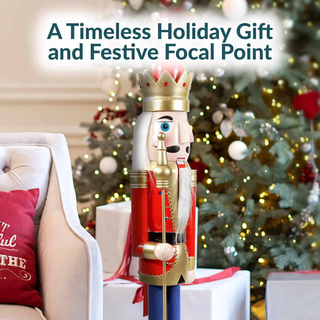 Arnol Th Stron 4f Nutcracke Christma Deco Indoo Traditiona Woode Christma Nutcracke Deco Statue
