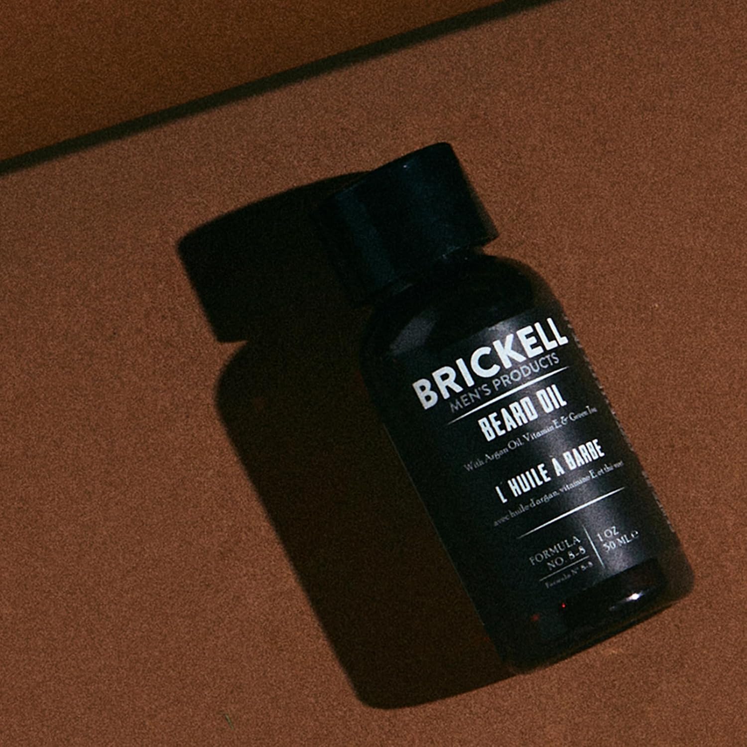 Brickel Men' Bear Oi fo Men Natura an Organi Arga an Jojob Oi t Strengthe an Softe Hair Ounce Scented