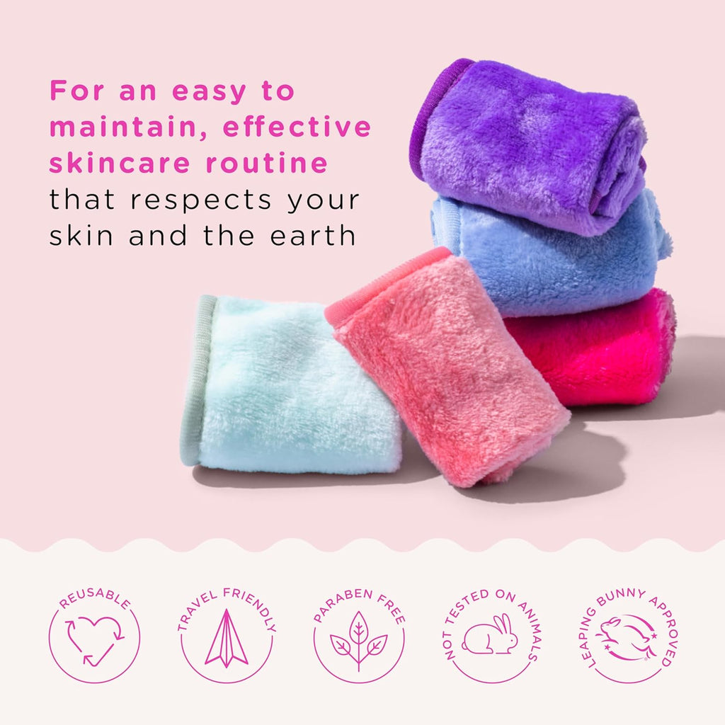 ERAS YOU FAC Makeu Remove Cloth Reusabl Microfibe Fac Towel t Cleans Remov Makeu Wate Activated Dual-Side Desig fo Eas Use Grea Bachelorett Bridesmai Gif ( Count)
