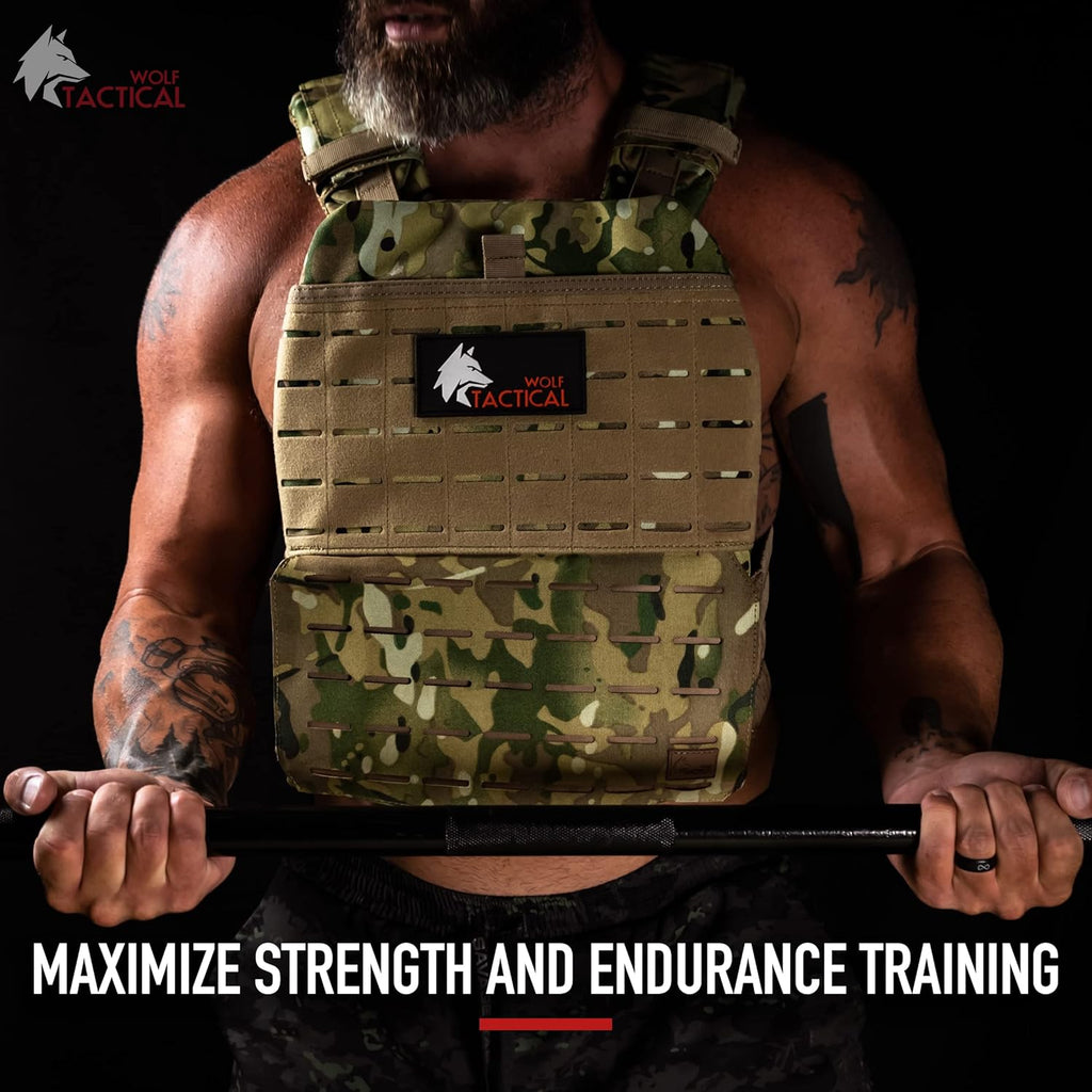 WOLF TACTICAL Curved Weight Vest Plates ¨C 5.75/8.75/14.5LB Pairs ¨C Contoured Ergonomic Fit ¨C WODs, Strength Training, Running, Heavy Workouts