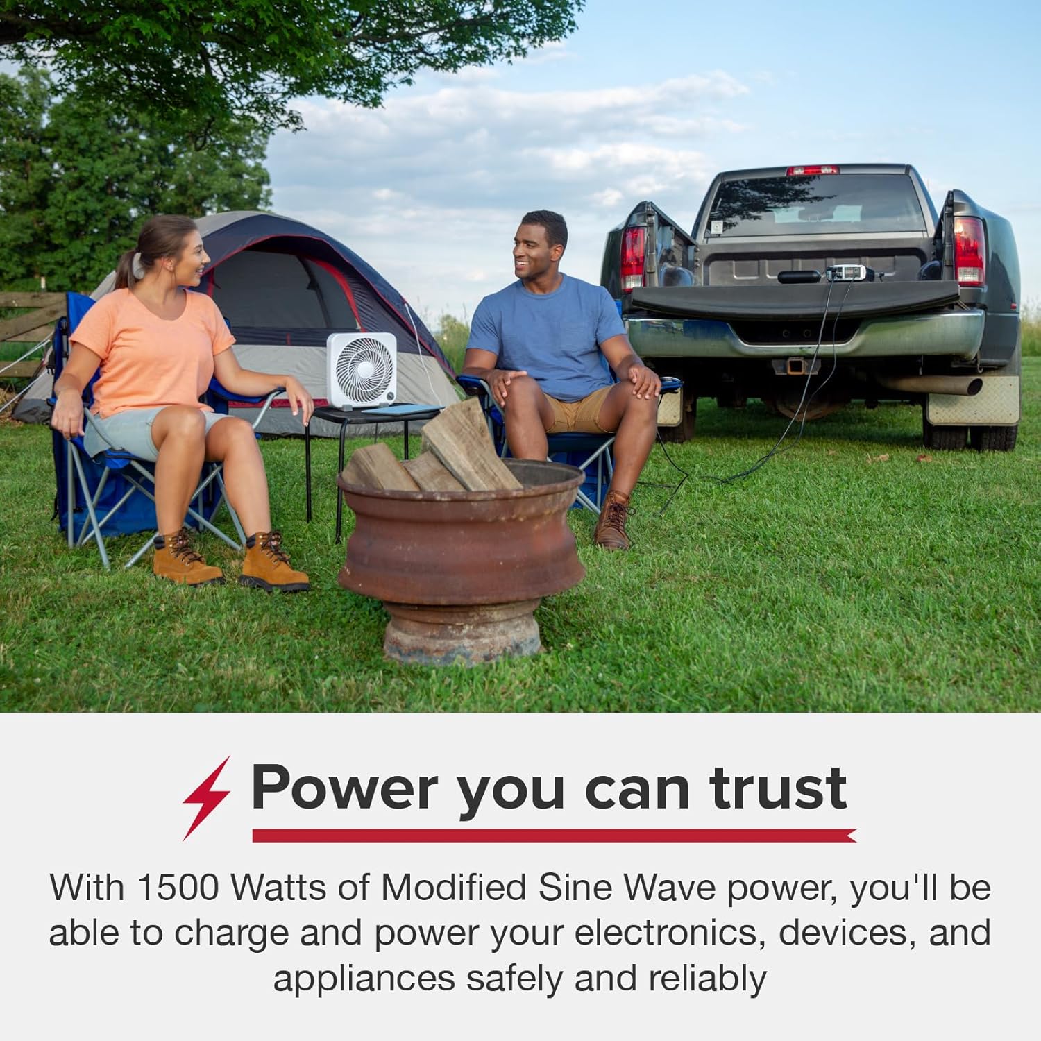Cobra PRO 1500W Professional Grade Power Inverter, Portable ¨C 1500-Watt Car Charger, 4 Grounded AC Outlets, 2 Fast Charge USB Ports and Remote Controller (CPIALCDG1) Compatible