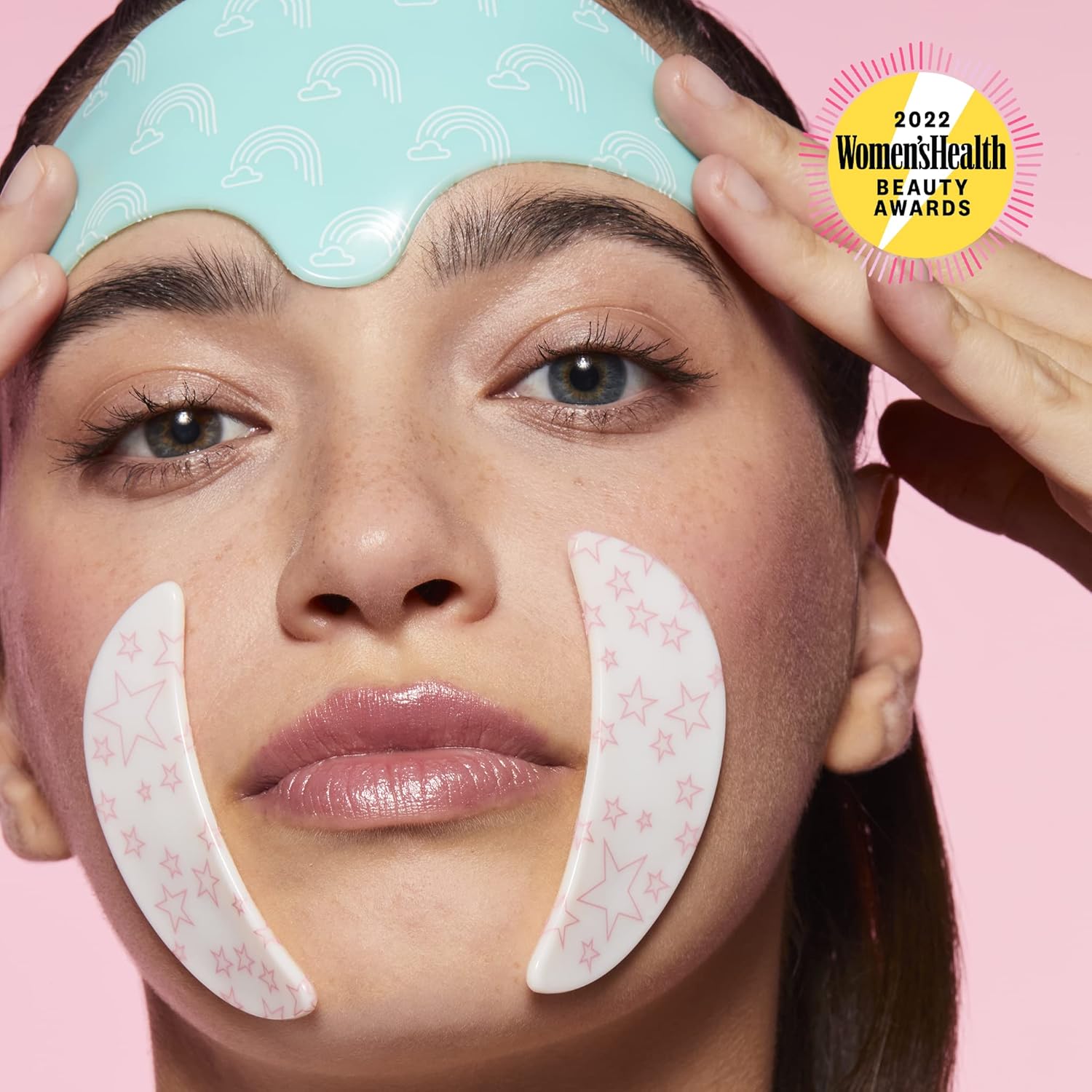 Pacifica Reusable Mask Set ¨C Silicone Undereye Brow Mask Set for Forehead Under Eye, Anti-Wrinkle, Firming, Pair with Serum, Vegan Cruelty-Free, 3 Pieces