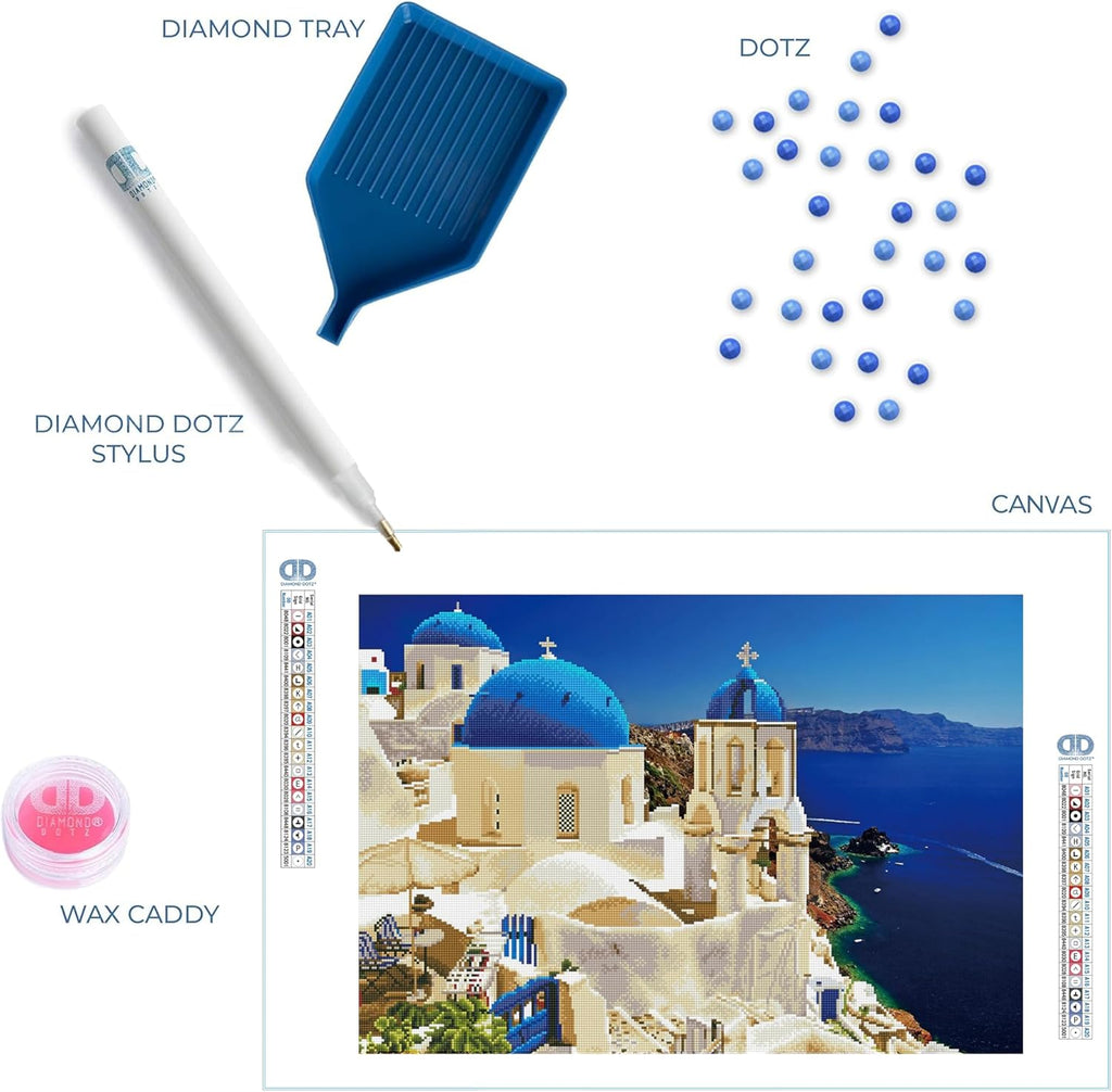 DIAMON DOT Calder Vist Landscap Diamon Paintin Kit fo Adult Diamon Ar Kit Relaxin Creativ Craf Ki wit Dot Gem 20.5inchx30inch