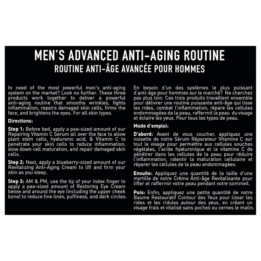 Brickel Men' Advance Anti-Agin Ski Car Routine Nigh Fac Cream Vitami Facia Seru an Ey Cream Natura an Organic Scented Ski Car Gif Set