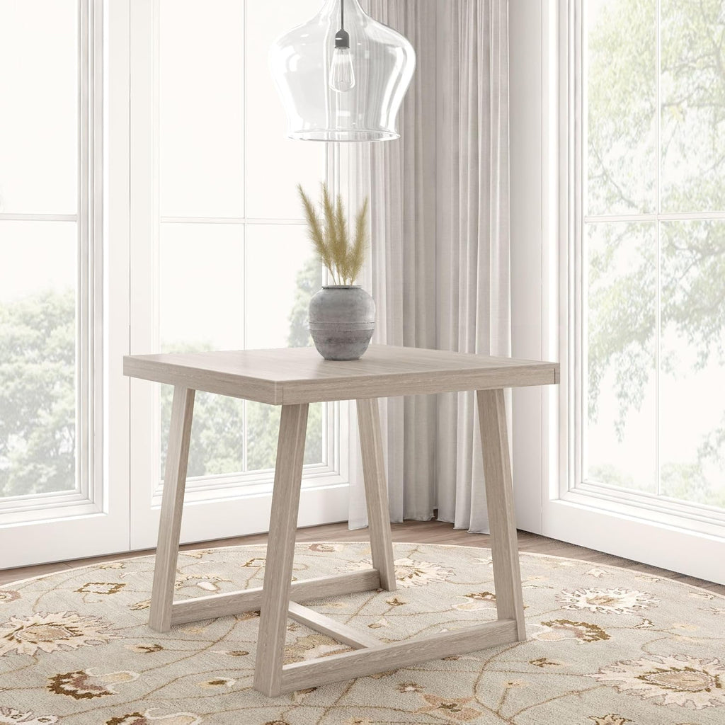 Classic Pub Dining Table Counter Height (41in / 1050mm), Seashell Wirebrush