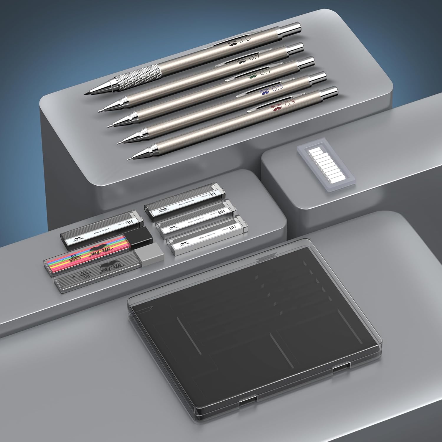 Meta Mechanica Penci Se wit Lea an Erase Refills Sizes 0.3 0.5 0.7 0.9 2mm Drafting Sketching Architecture Drawin Meta Mechanica Pencils
