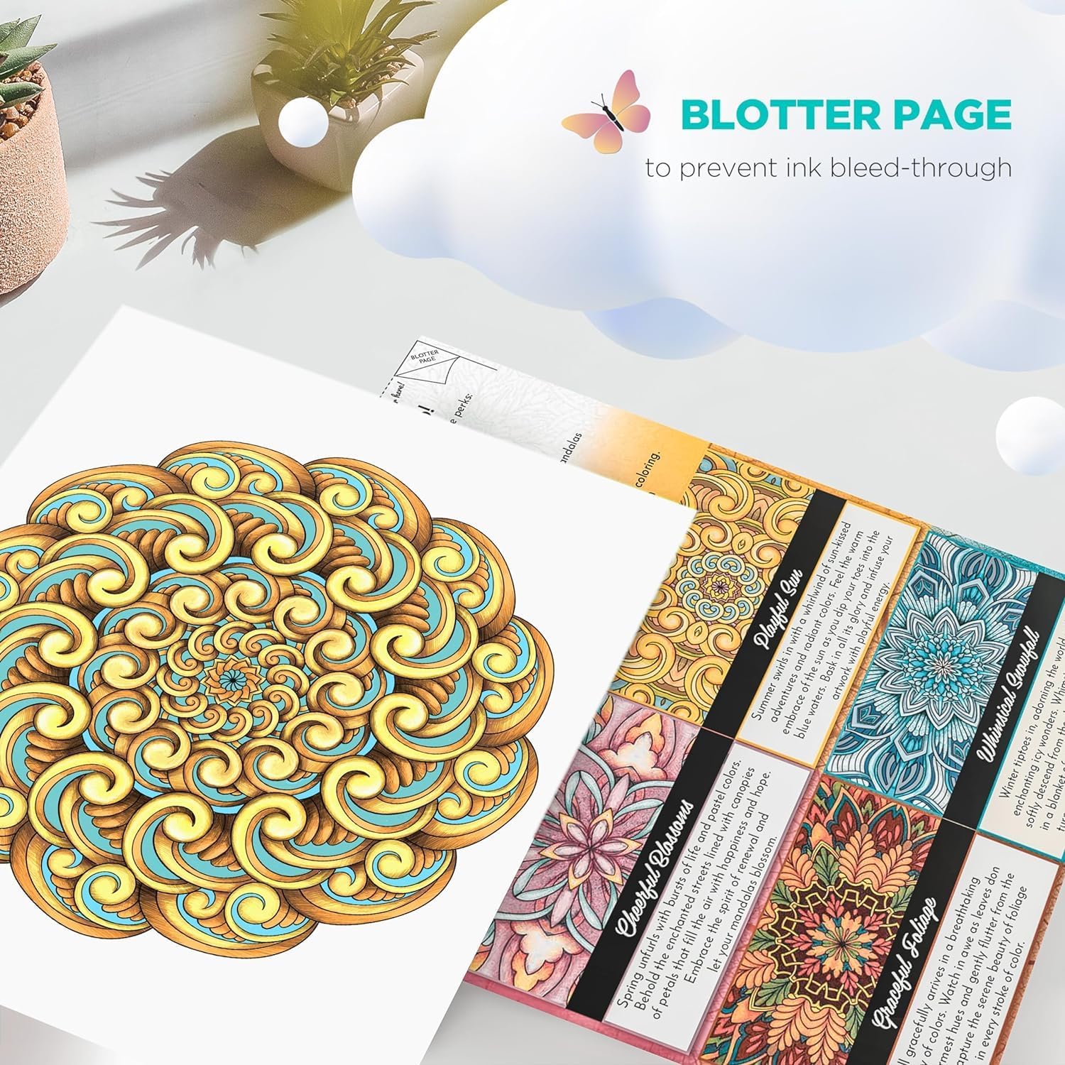 ColorI Ge Pen fo Colorin Book 9 Pac Wit Mandala t Color Volum I an Colorfu Pattern Spira Boun Adul Colorin Books 5 Original