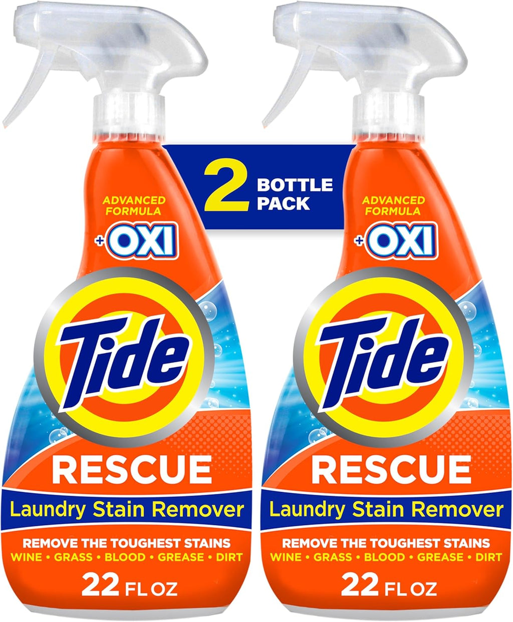 Tid Laundr Stai Remove Spra wit Oxi Stai Remove fo Clothes Carpet Upholstery Pe Bedding More Stai Treate Spra fo Toug Stain fro Wine Coffee Grease 21. F O (Pac o 2)