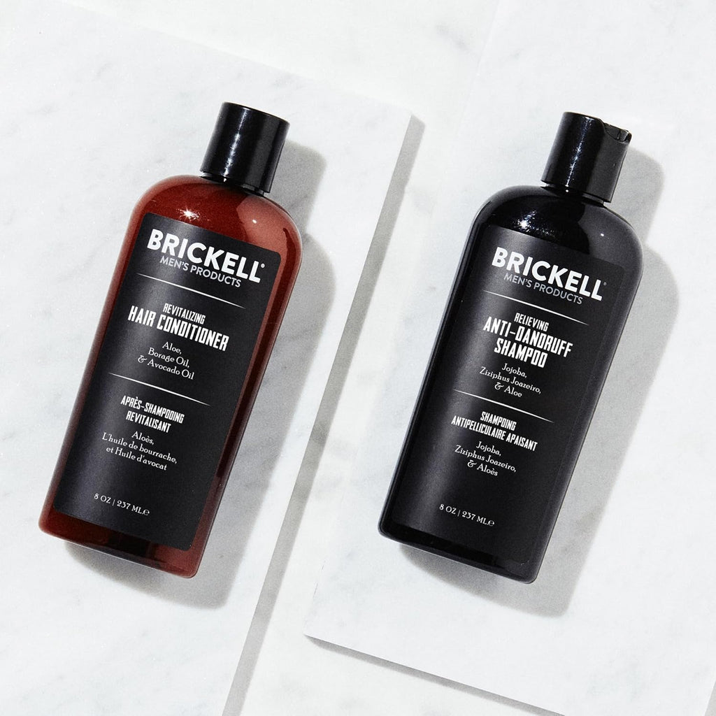Brickel Men¡¯ Dail Relievin Hai Car Routine Dandruf Shampo an Conditione Se Fo Men Al Natura an Organic Scented