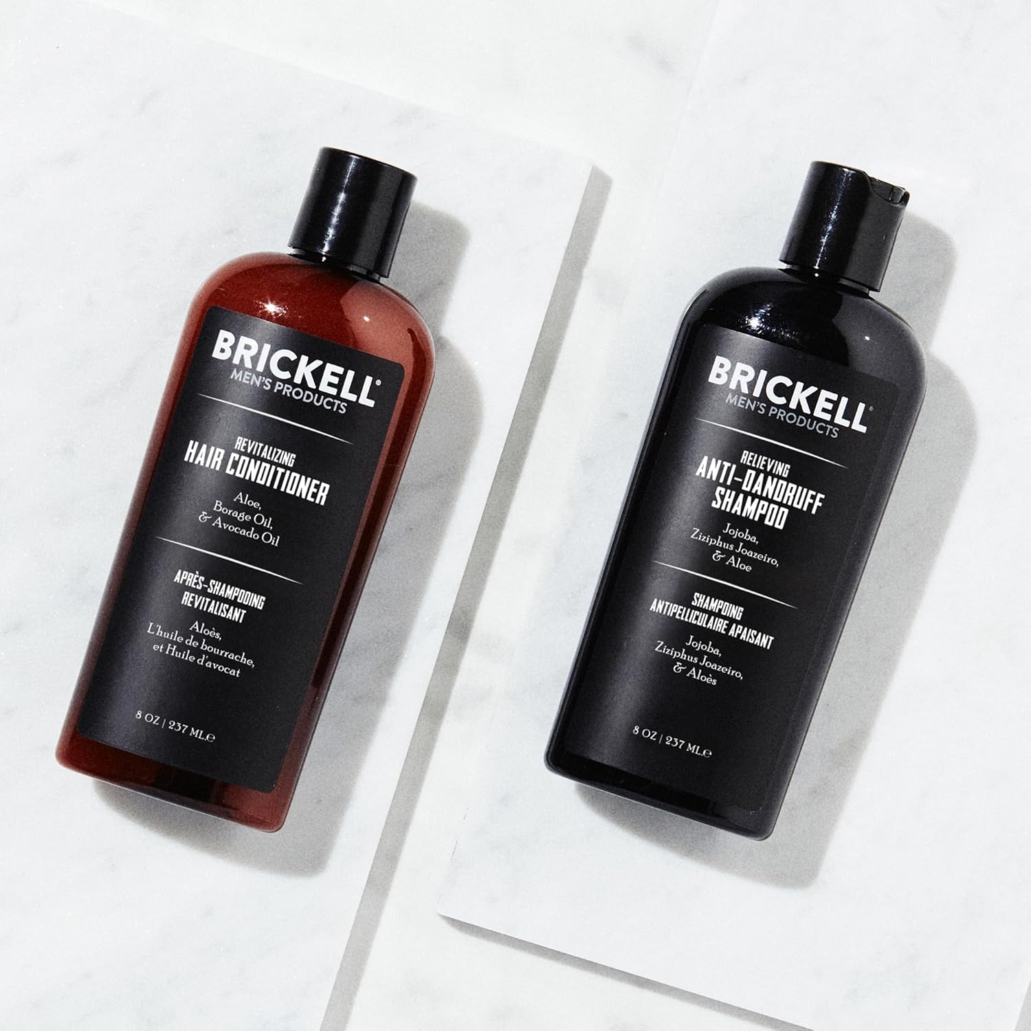 Brickel Men¡¯ Dail Relievin Hai Car Routine Dandruf Shampo an Conditione Se Fo Men Al Natura an Organic Scented