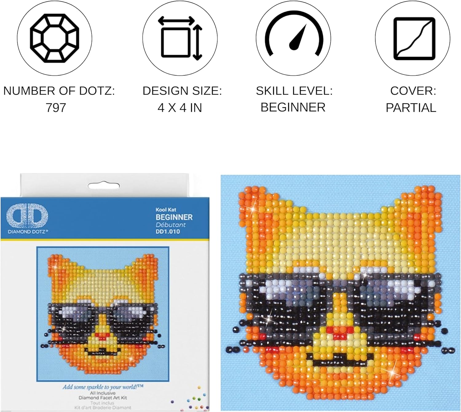 DIAMON DOT Koo Ka Emoj Diamon Paintin Kit fo Adult Diamon Ar Kit Relaxin Creativ Craf Ki wit Dot Gem 4.2inchx4.2inch