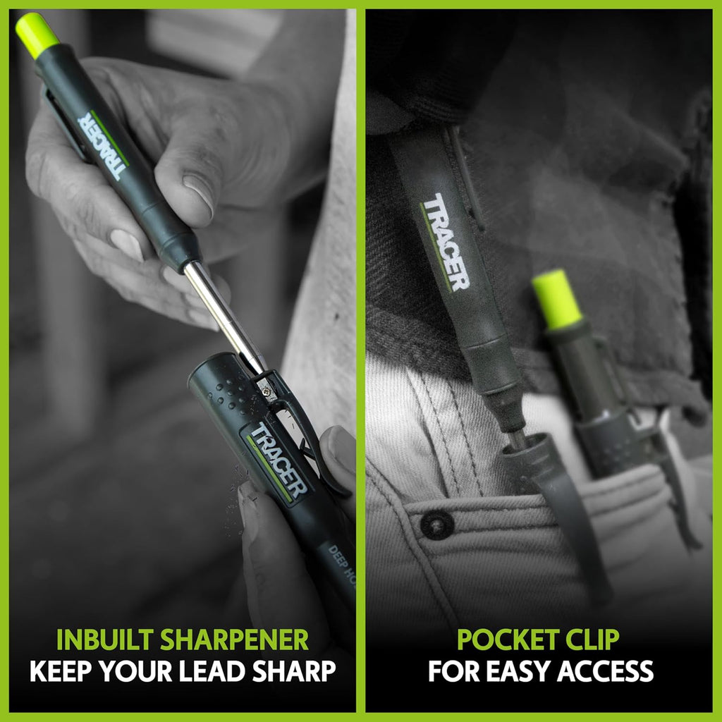 Trace Dee Hol Constructio Penci Sit Holster Extendabl 2 Carpente Penci wit Inbuil Carpente Penci Sharpener