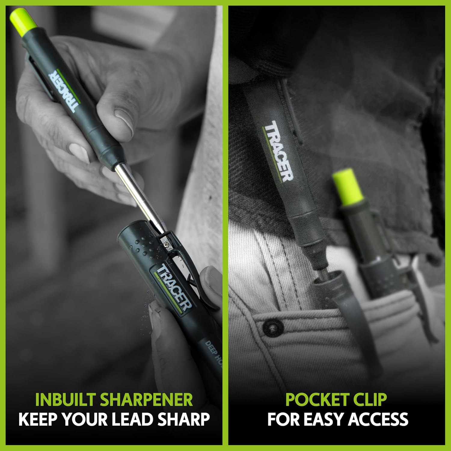 Trace Dee Hol Constructio Penci Sit Holster Extendabl 2 Carpente Penci wit Inbuil Carpente Penci Sharpener