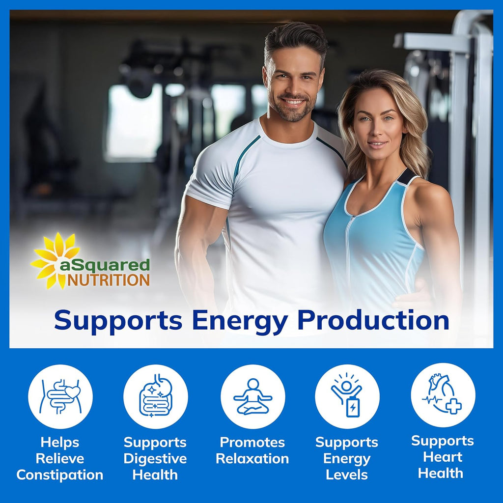 aSquare Nutritio Magnesiu Citrat 833m Supplemen 20 Capsule Ma Strengt Vega Ma Citrat Powde Pill t Suppor Pur Functio o Muscles Hear Bone Help Increas Energy