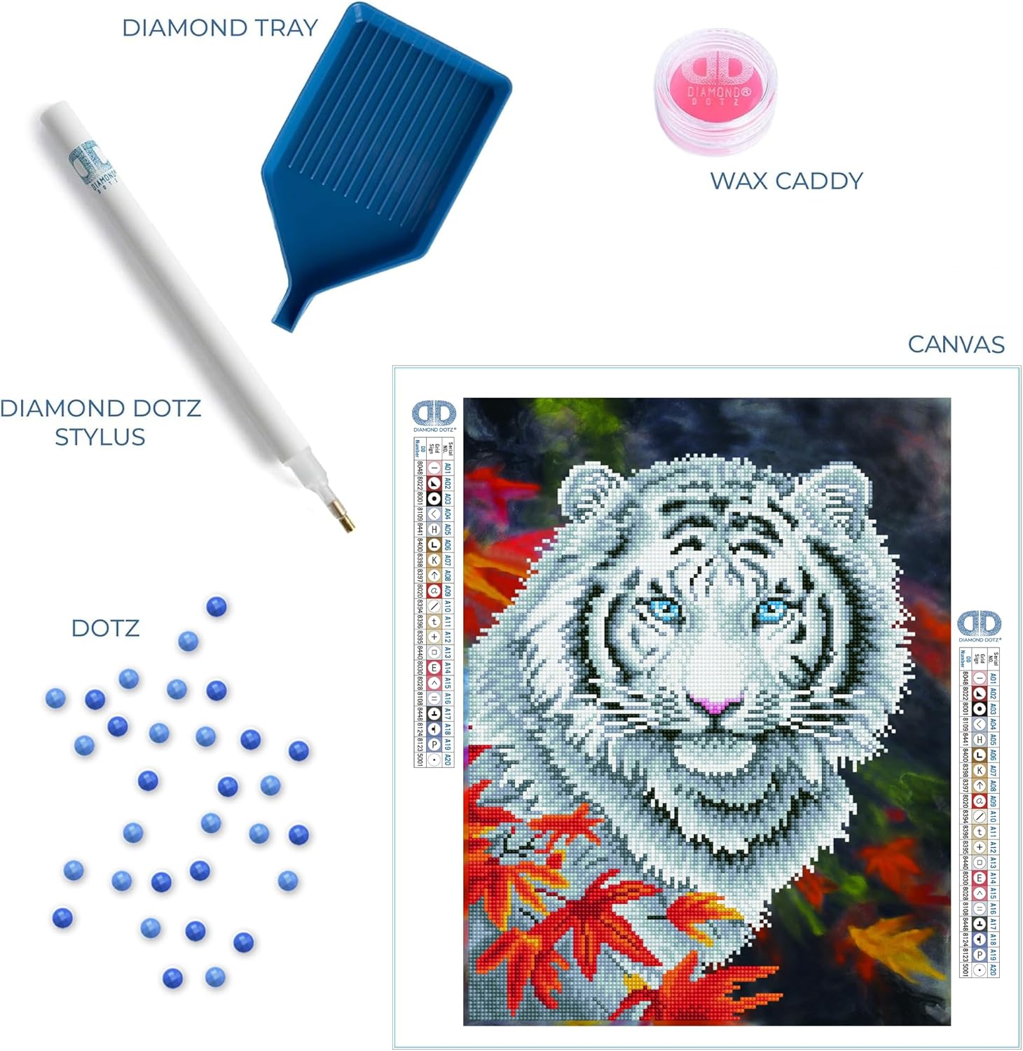DIAMON DOT Whit Tige i Autum Anima Diamon Paintin Kit fo Adult Diamon Ar Kit Relaxin Creativ Craf Ki wit Dot Gem 18inchx14inch