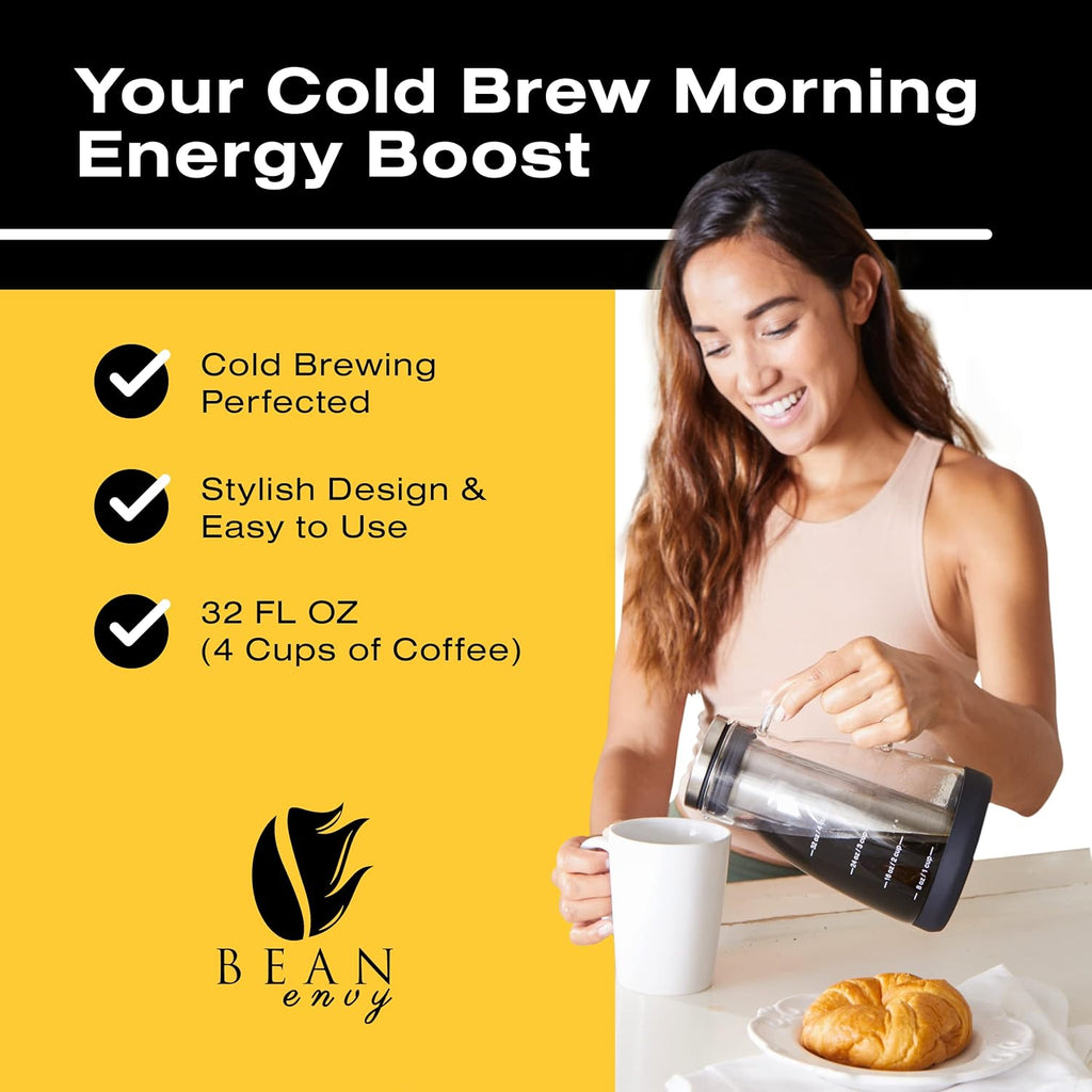 Bea Env Col Bre Coffe Make 3 o Glas Coffe Col Bre Make an Pitche w/Silicon Ca Base