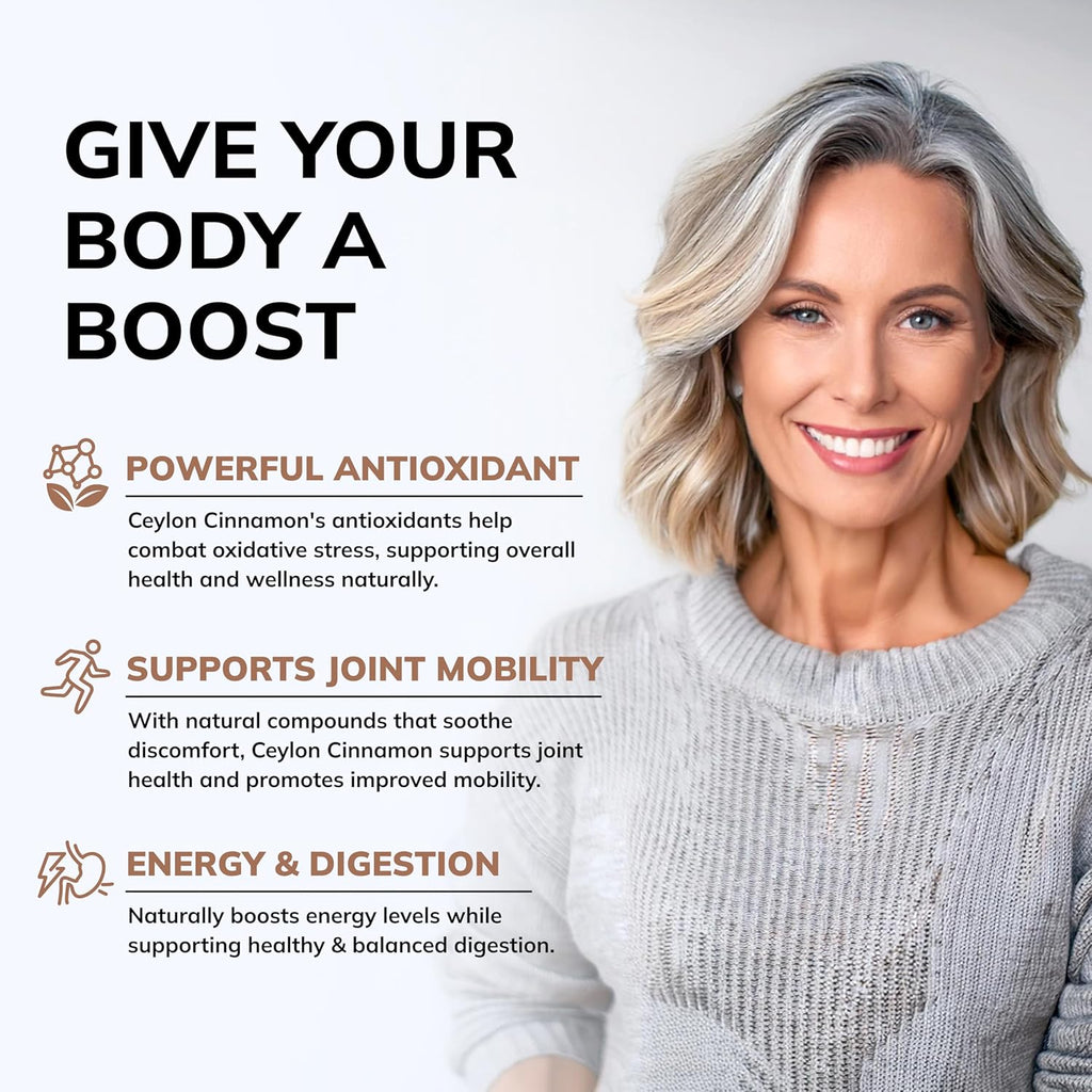 Natura Ceylo Cinnamo 1200m 12 Capsules Tru Cinnamo fro Sr Lanka Extrac Supplemen Pill Promote Hear Health
