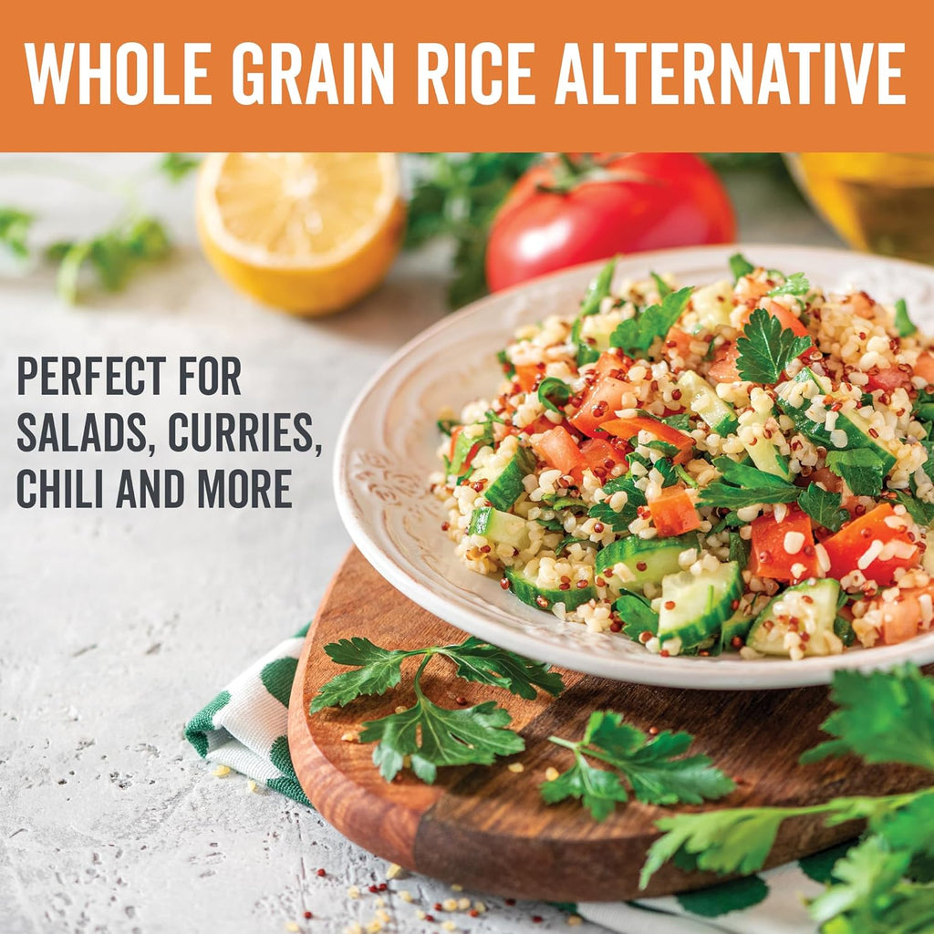Viva Naturals Organic Quinoa, 4 lb ¨C Pre-Washed Whole Grain, Plant Protein, USDA Organic, Gluten-Free, Non-GMO, Vegan, Kosher Rice and Pasta Substitute