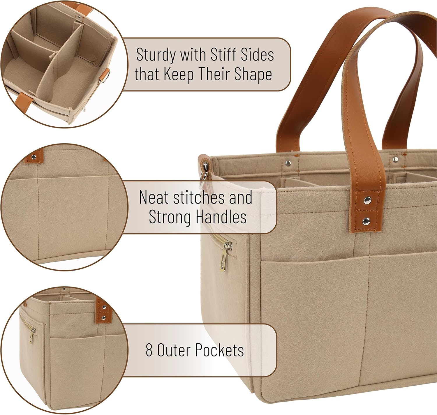 Bab Diape Cadd Organizer Leathe Strap Bab Organizer Ca Diape Caddy