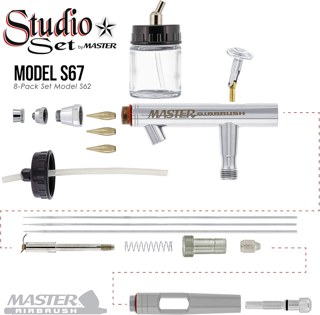 MASTE Airbrus S6 Studi Se ( MASTE Hi-Flo Mode S6 Precisio Dual-Act...