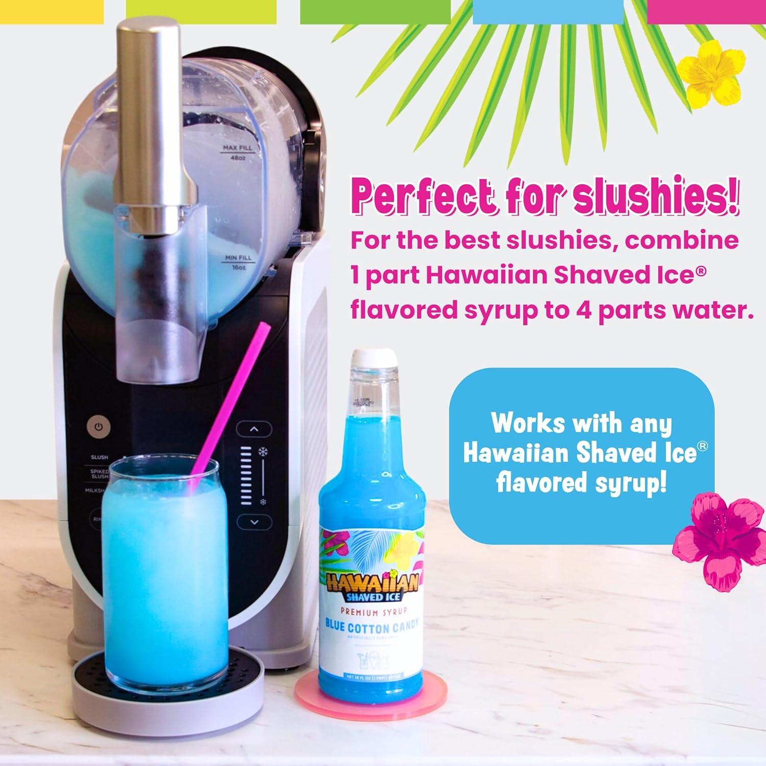 Hawaiia Shave Ic Syru Pin 6-pack Sou Cherry Sou Grape Sou Blu Raspberry Sou Gree Apple Sou Watermelon Sou Strawberr fo Slushies Italia Soda Seltzers Popsicles an More