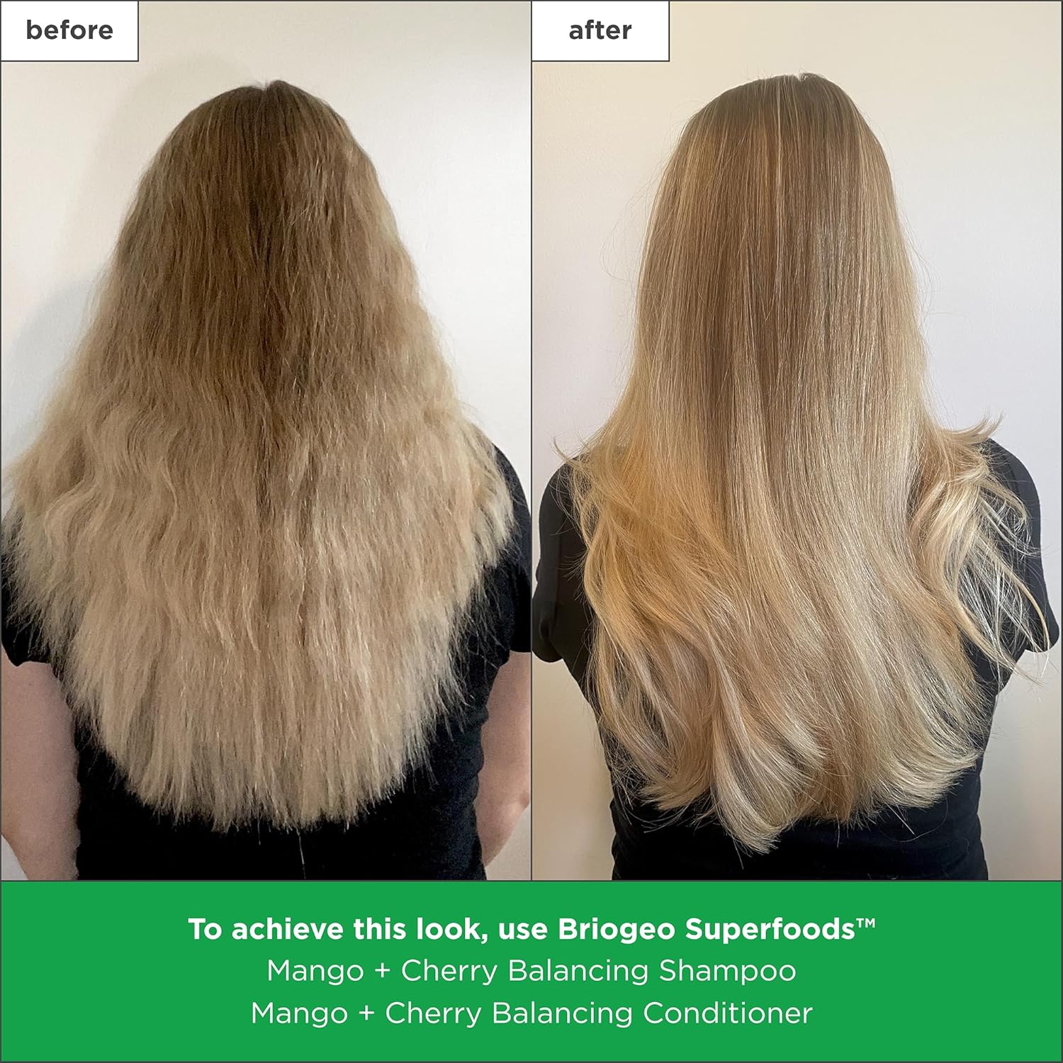 Brioge Superfood Mang Cherr Balancin Shampoo Replenis Dull Dr Hai an Balanc Oi fo Oil Hair Control Oi an Nourishe Al Hai Type an Textures Vegan Cruelty-Free 12. f oz