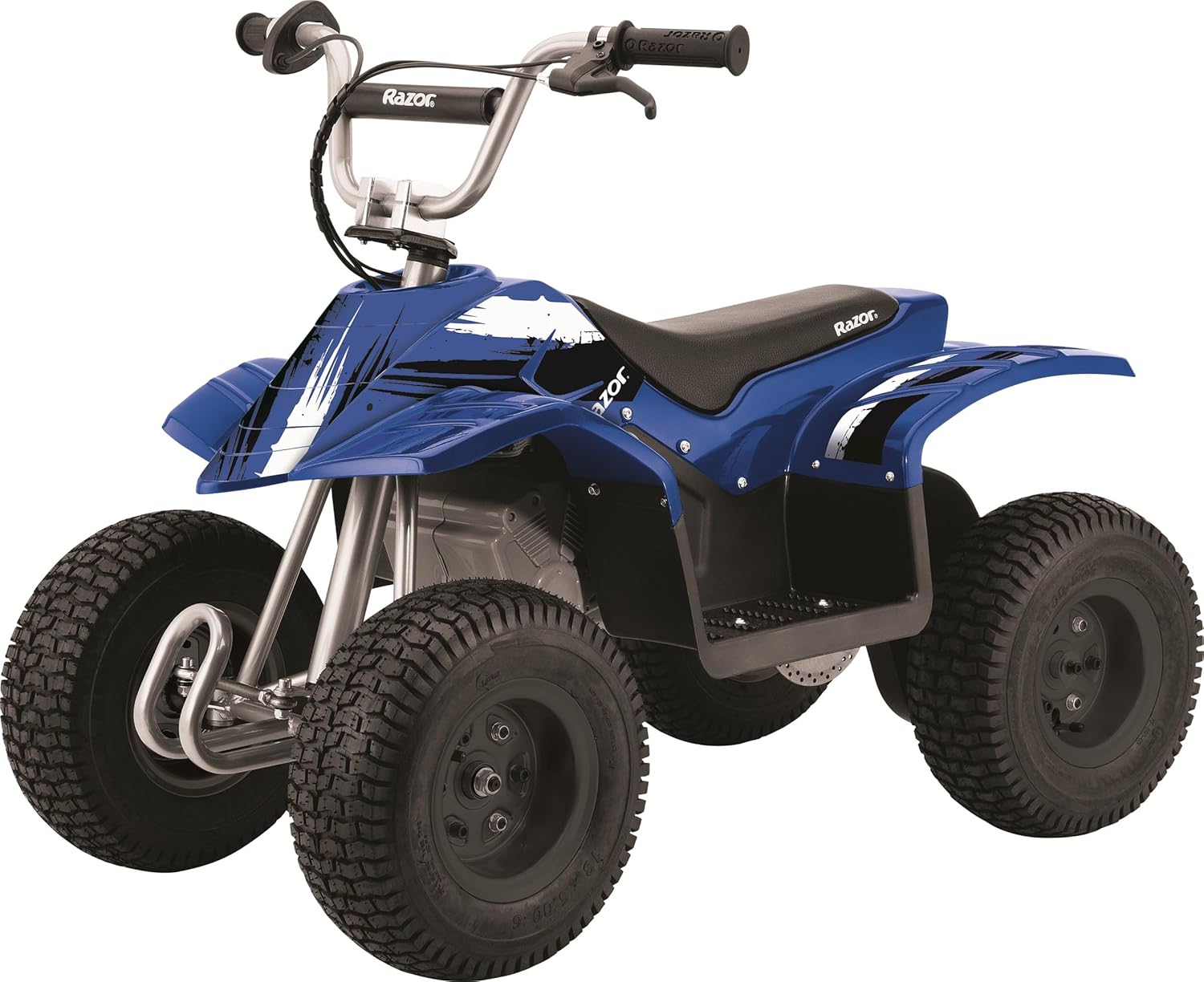 Razo Dir Qua 24 Electri 4-Wheele AT Twist-Gri Variable-Spee Acceleratio Control Hand-Operate Dis Brake 12inc Knobb Air-Fille Tires