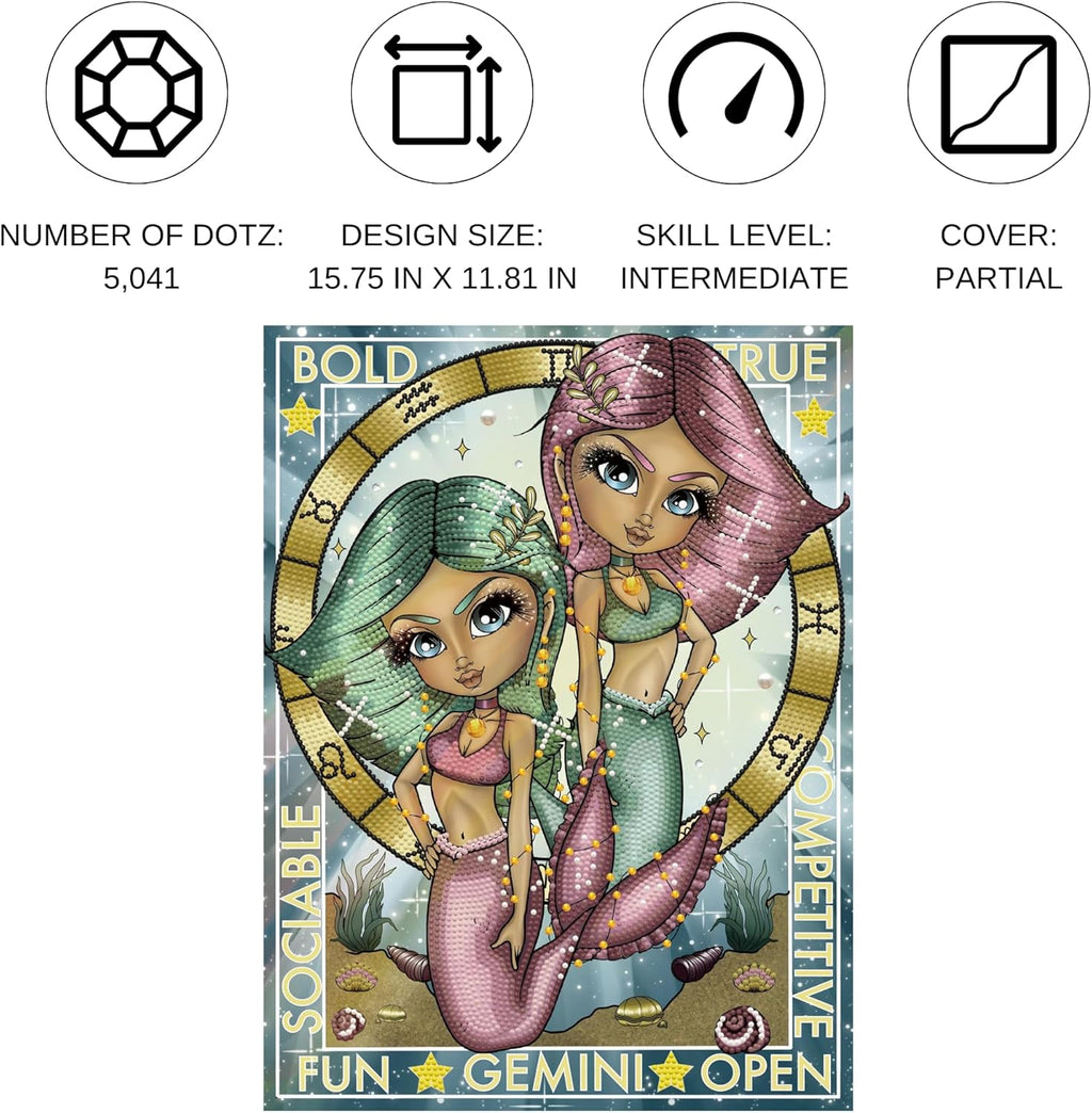 DIAMON DOT Gemin Diamon Paintin Kit fo Adult Diamon Ar Kit Relaxin Creativ Craf Ki wit Dot Gem 15.8x11.8
