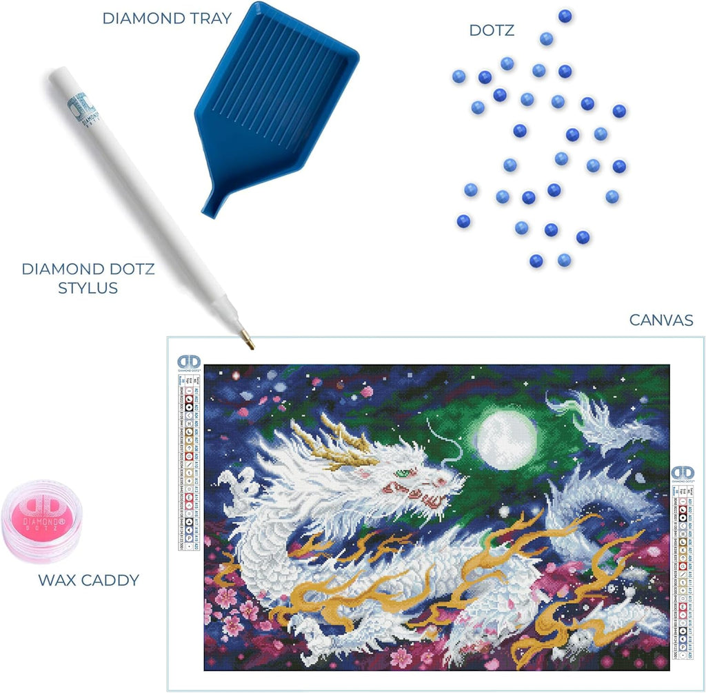 DIAMON DOT Drago Flam Mythica Diamon Paintin Kit fo Adult Diamon Ar Kit Relaxin Creativ Craf Ki wit Dot Gem 35inchx23inch